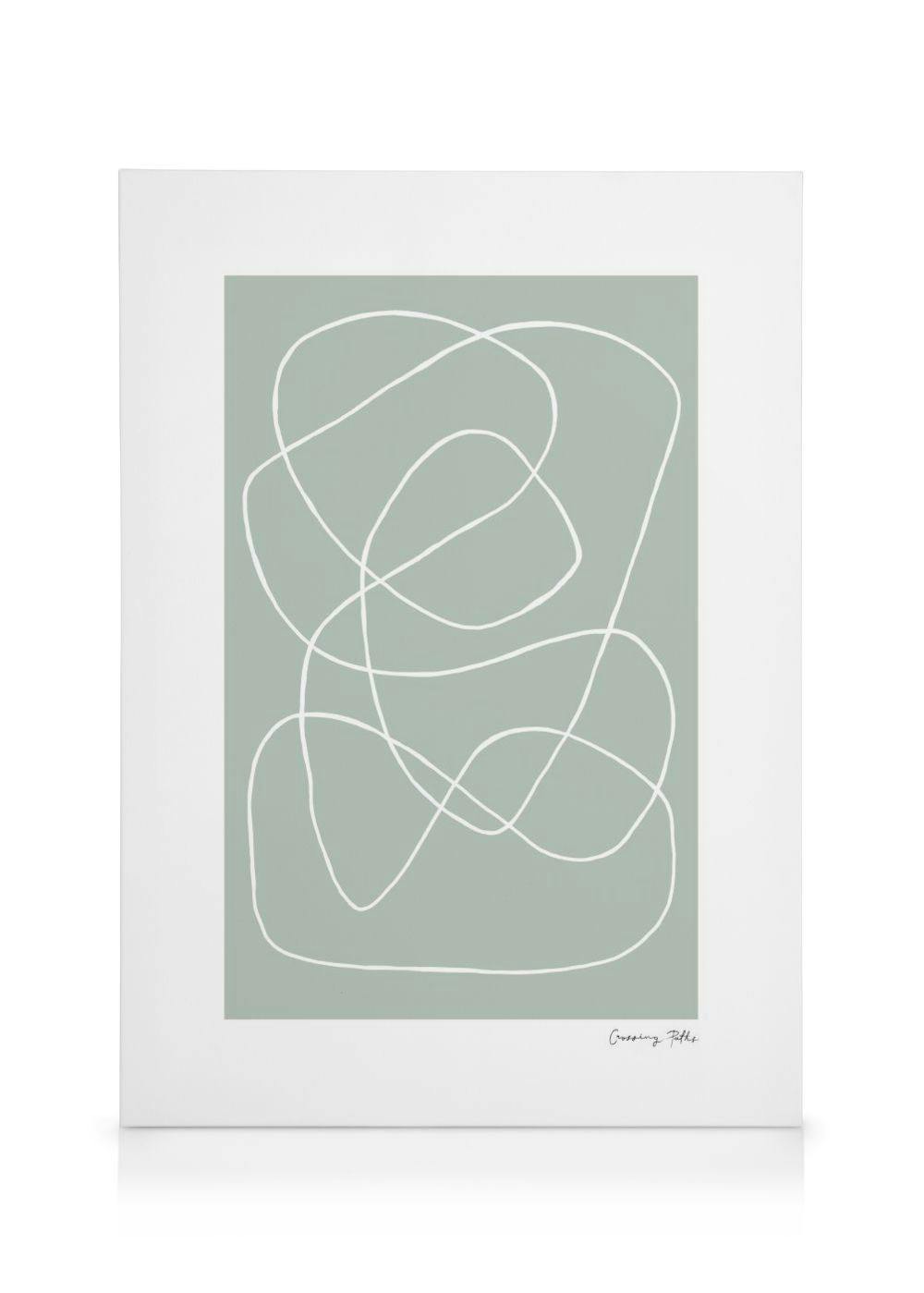 Crossing Paths Canvas (70x100 cm - Fotokaders Eiken) - Poster Store