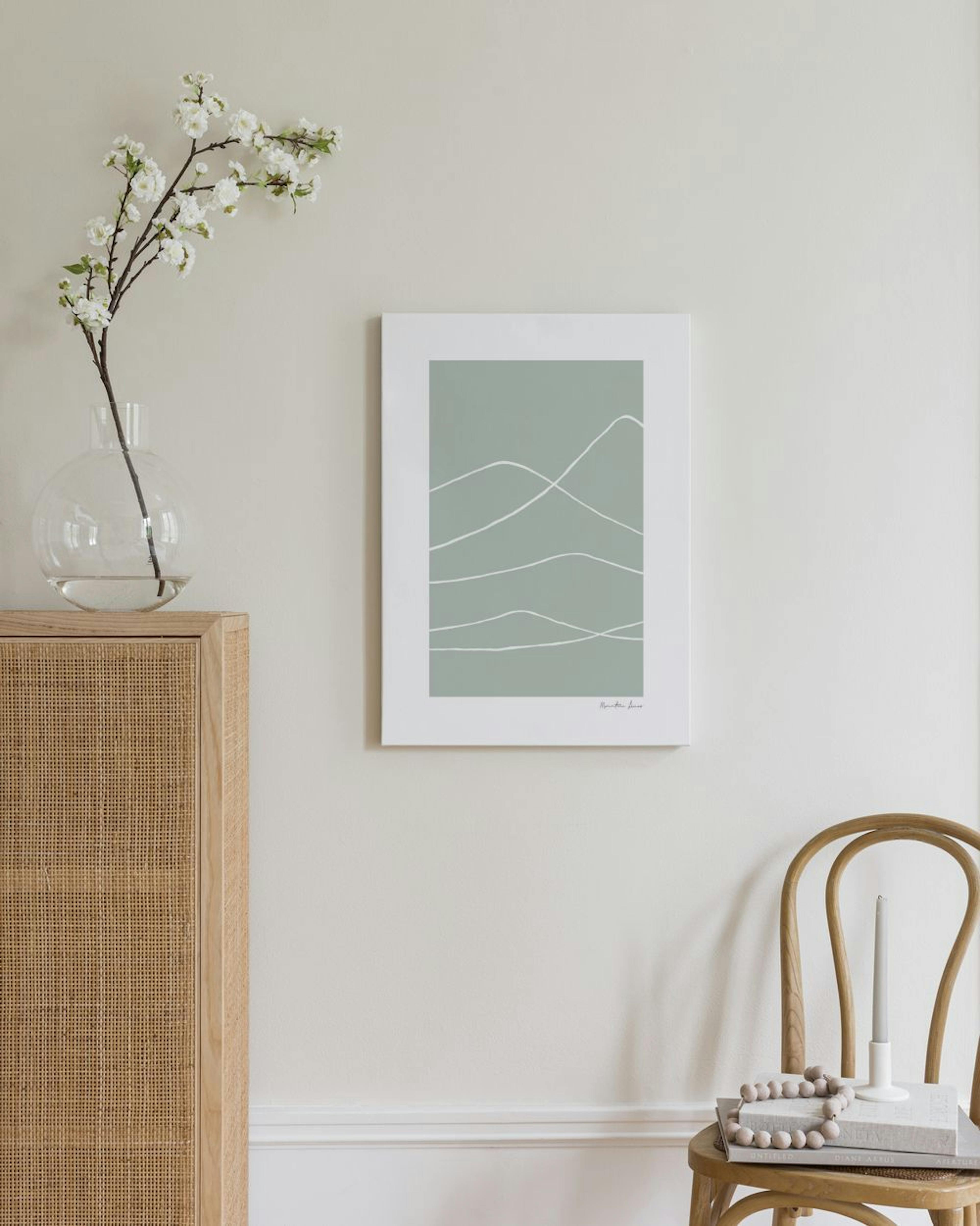 Mountain Lines Canvas Print thumbnail