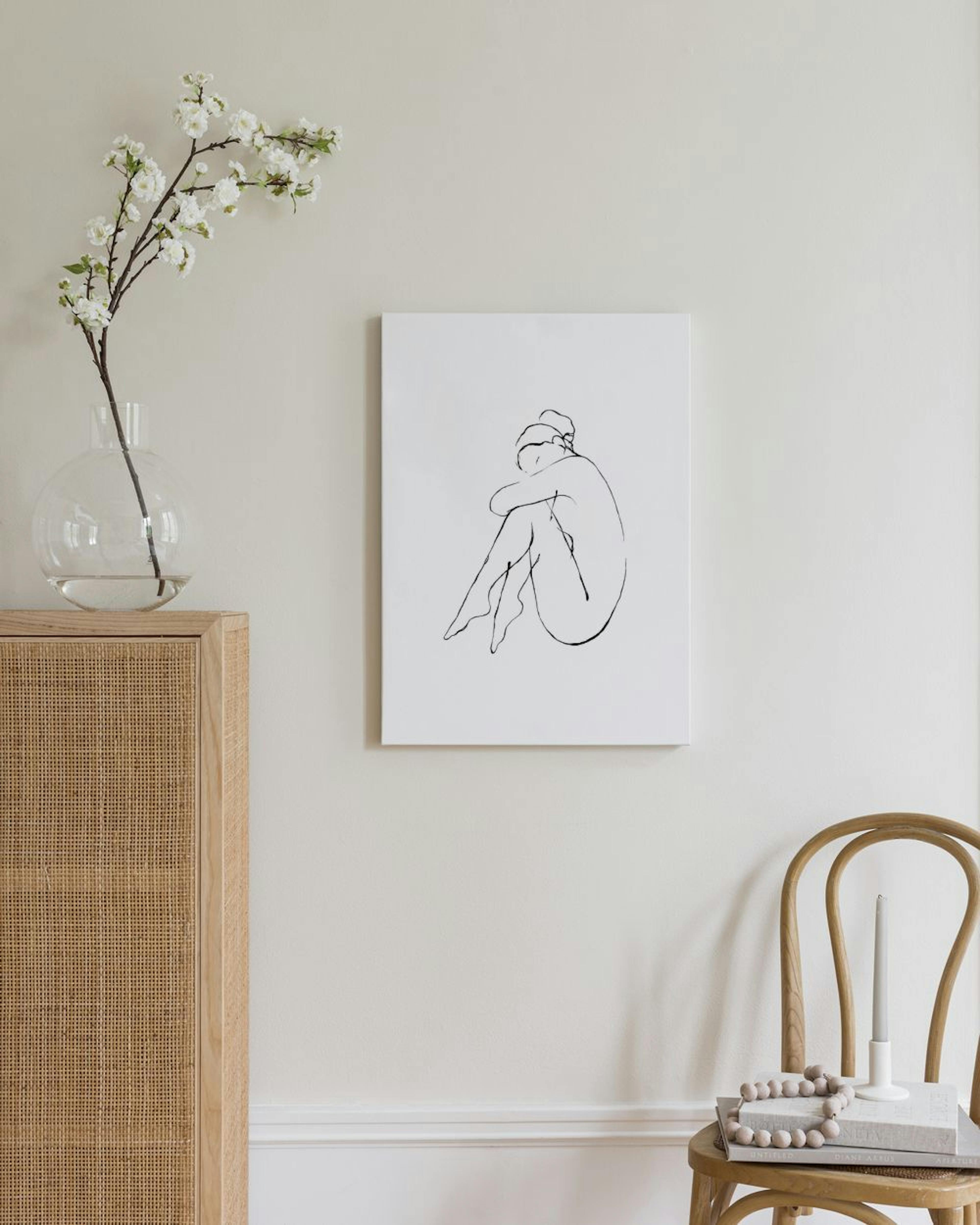 Nude Lines No1 Toile thumbnail