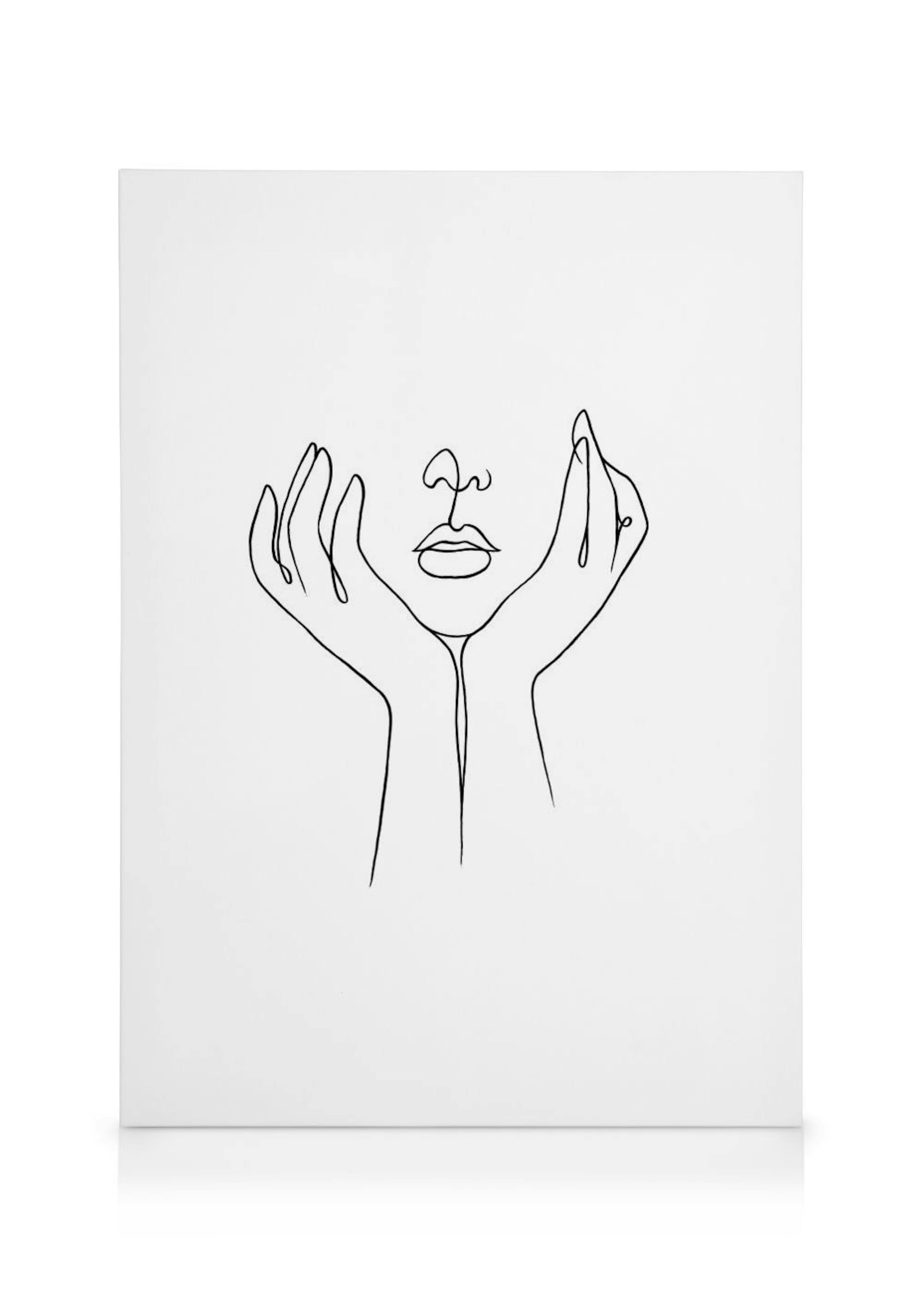 Thinking Line Art Toile 0