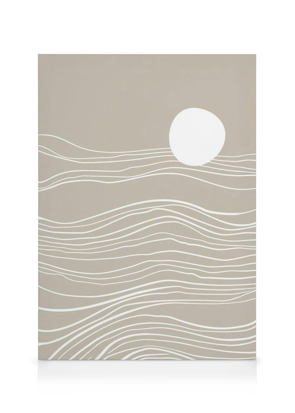 Clair de Lune Obraz na płótnie (70x100 cm - Ramka dębowa) - Poster Store