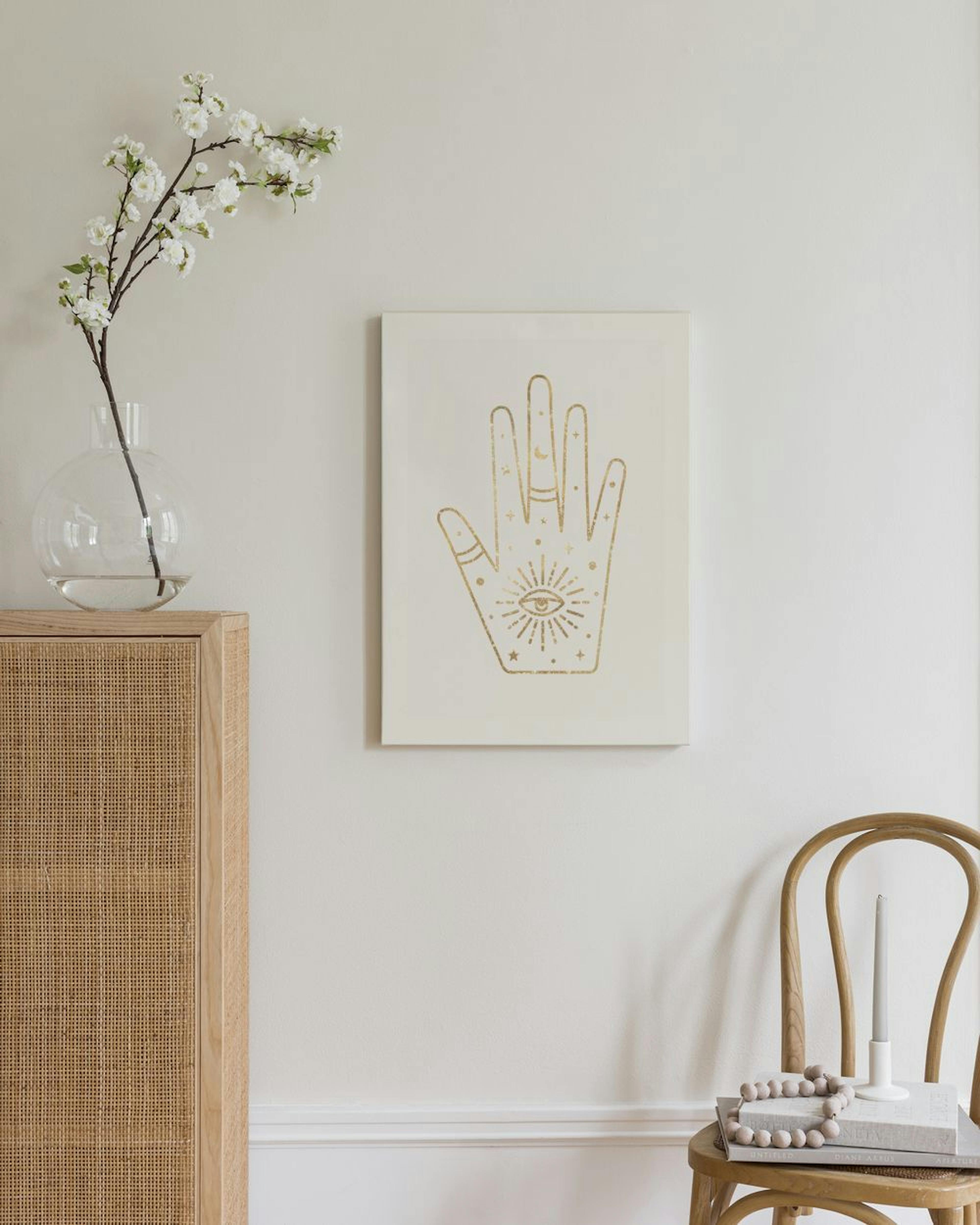 Golden Hand Canvas print thumbnail