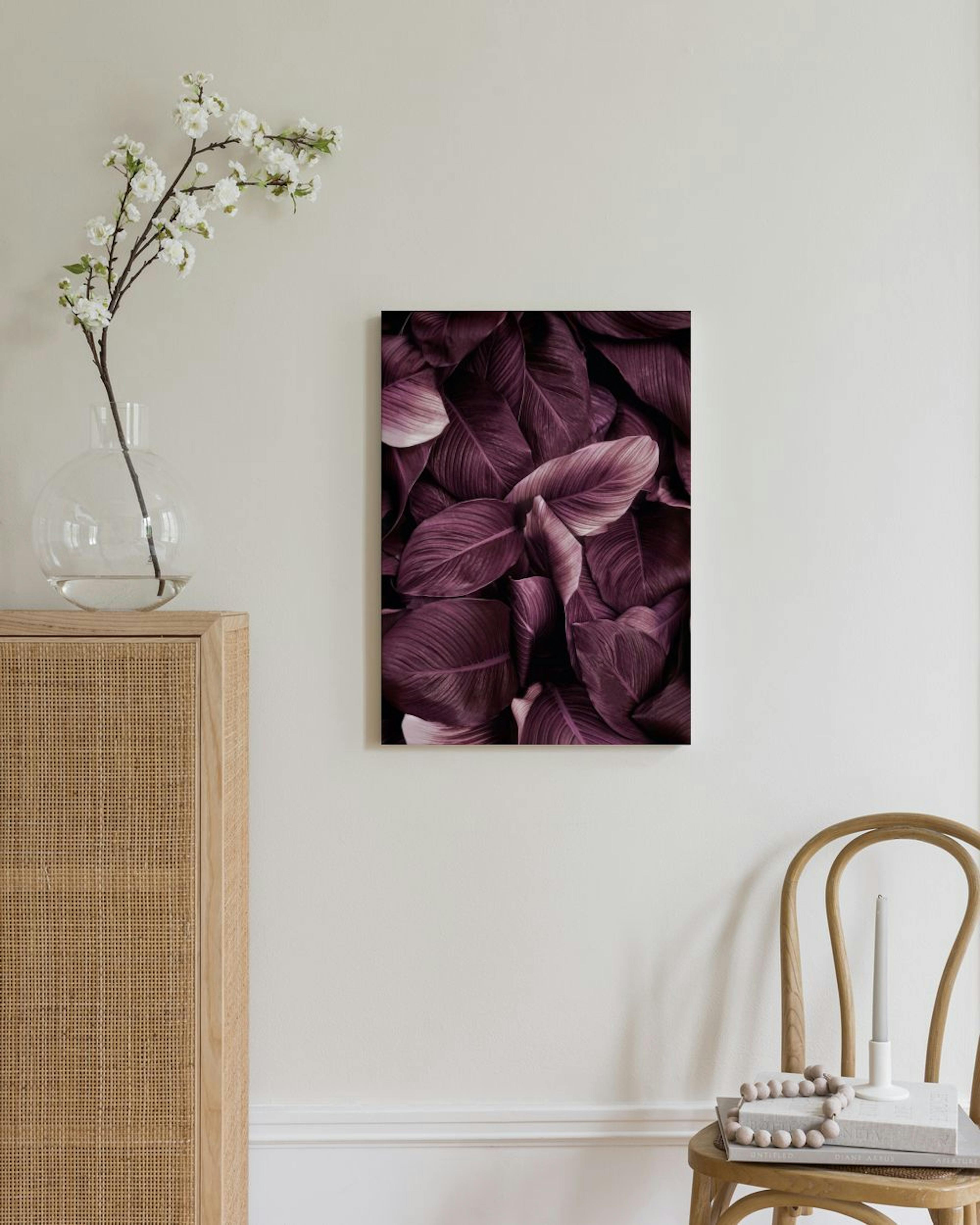 Toile Purple Leaves No2 thumbnail