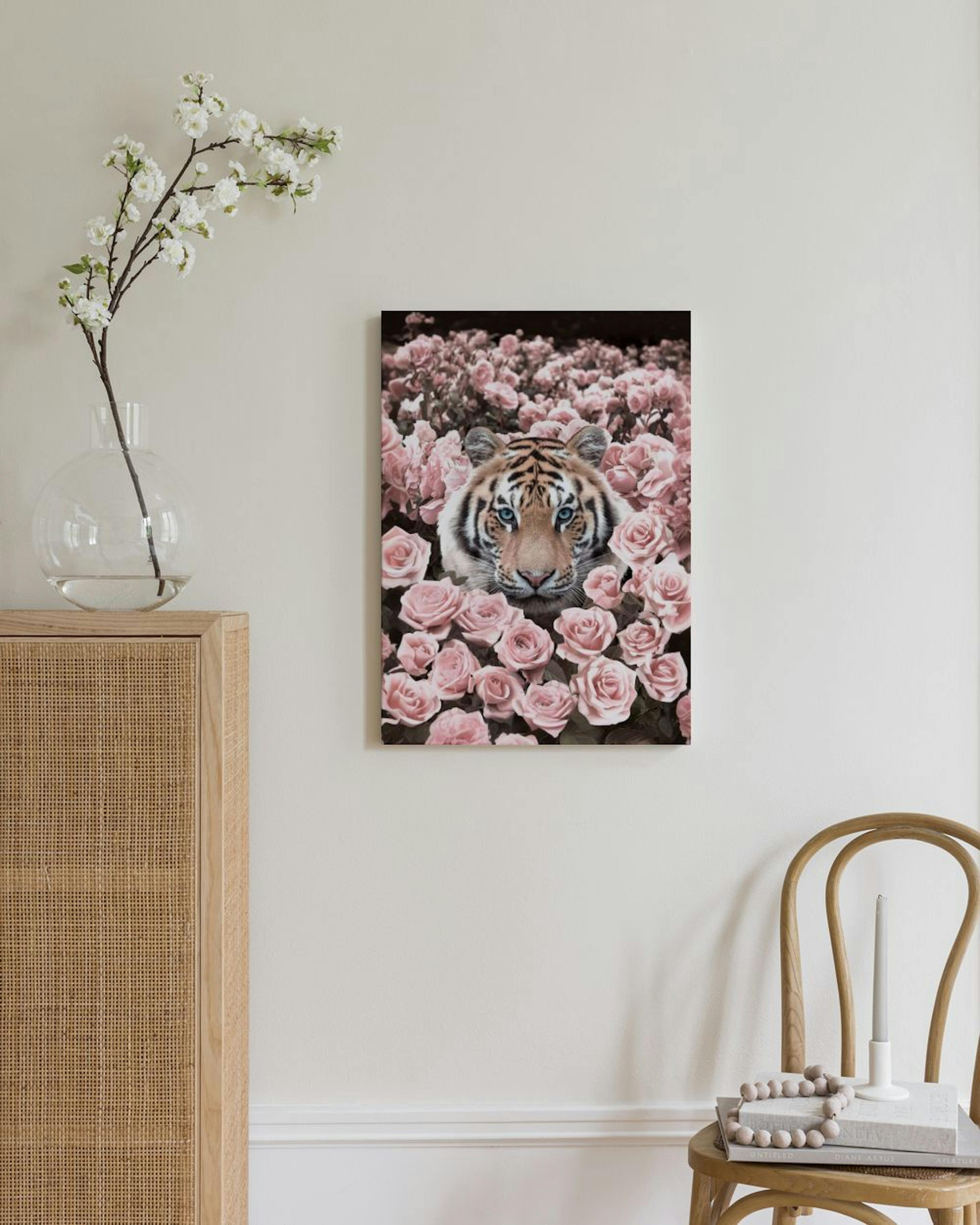 Pink Rose Tiger Canvas print thumbnail