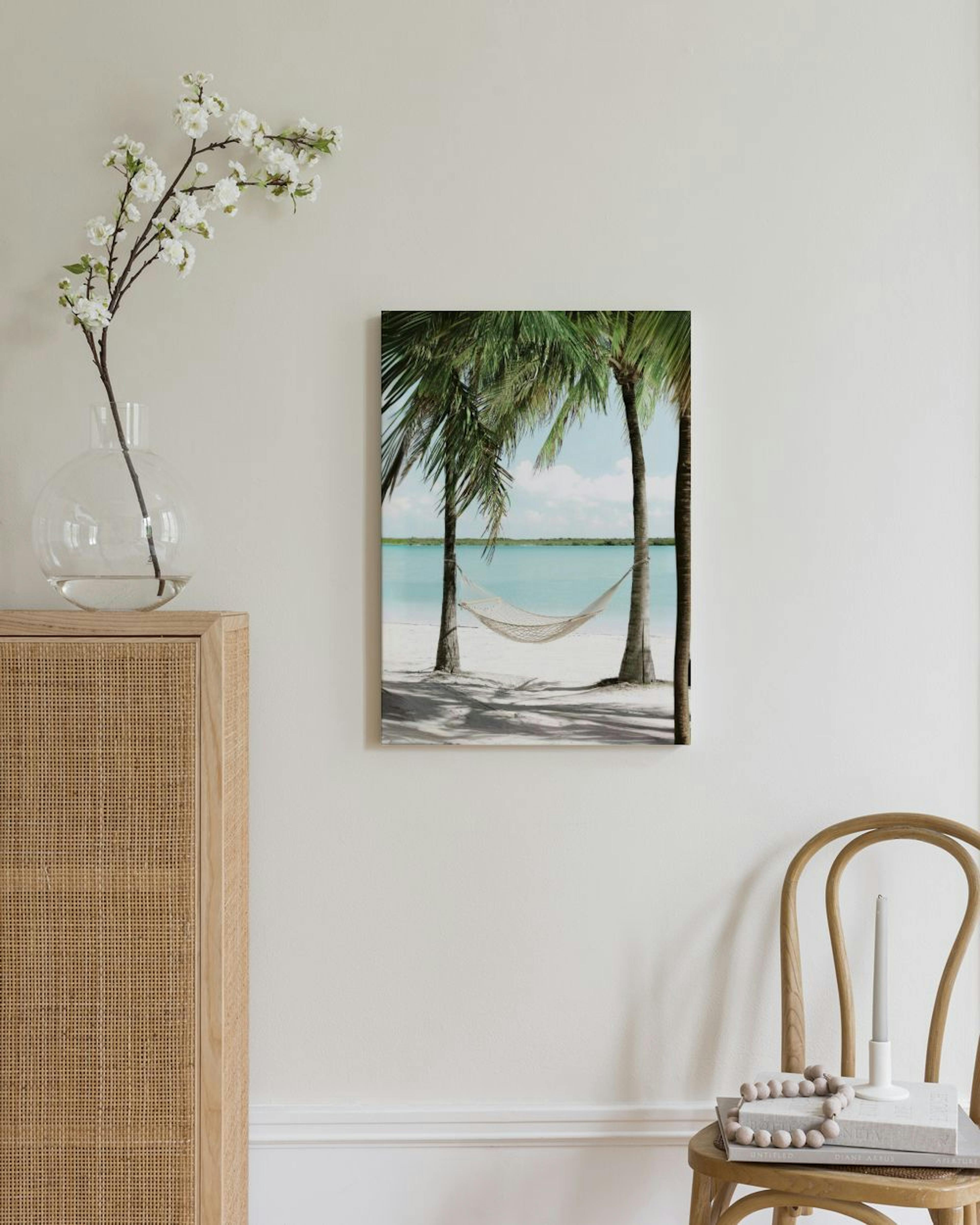 Hammock at the Beach Canvas print thumbnail