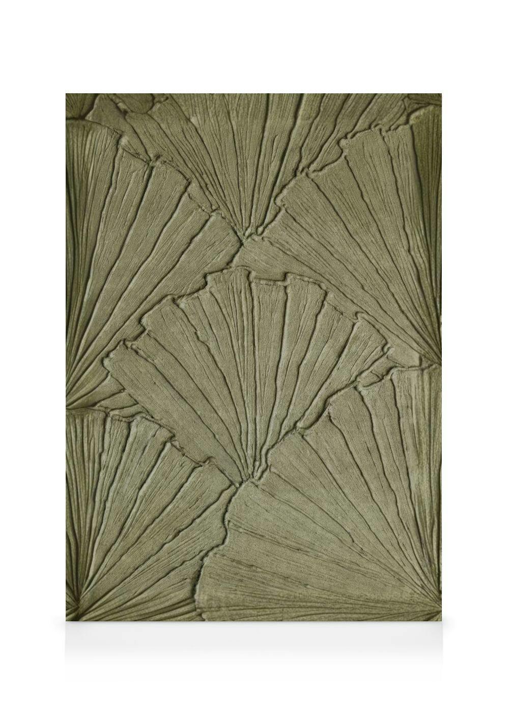Green Botanical Texture Canvas Print (30x40 cm) - Poster Store