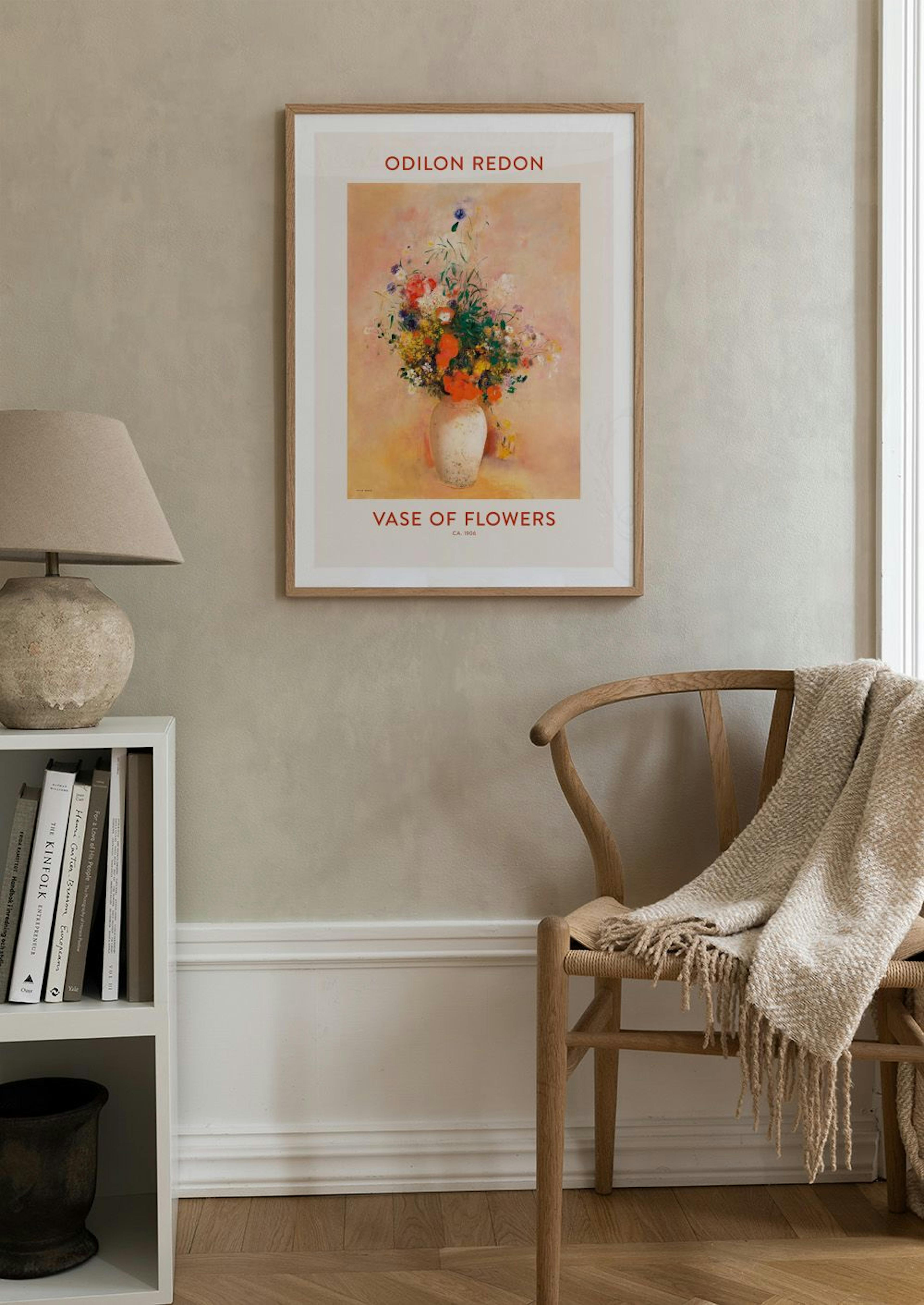 Odilon Redon - Vase mit Blumen Poster thumbnail