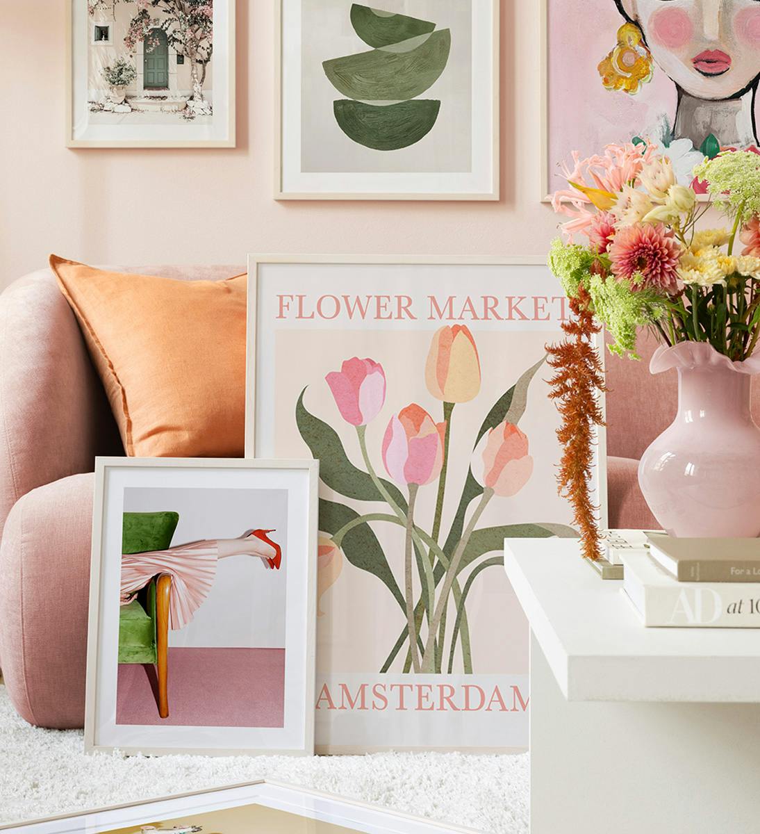 Happy hues fotowand (ONE SIZE) - Poster Store