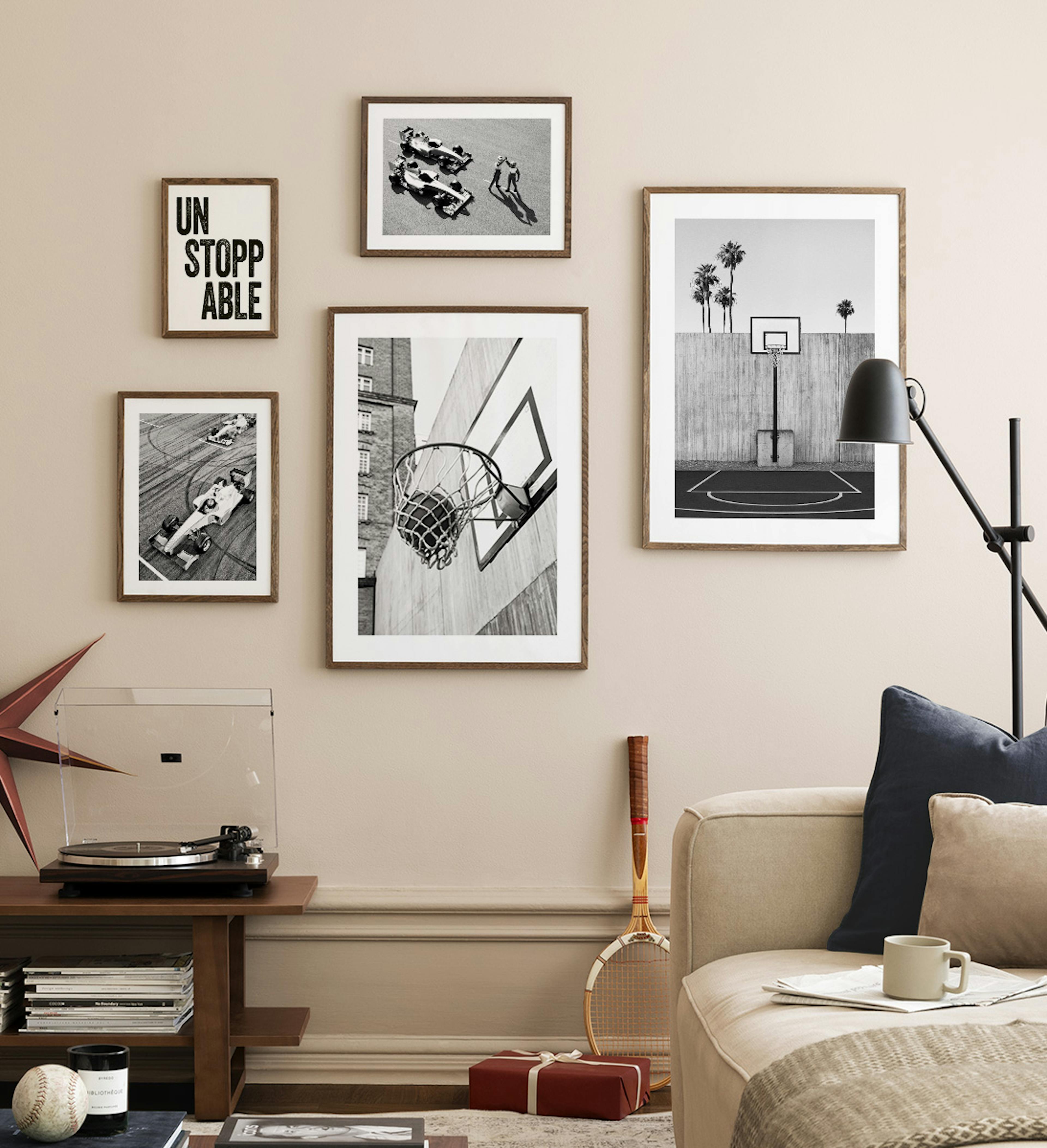 Sport Prints bilderwand