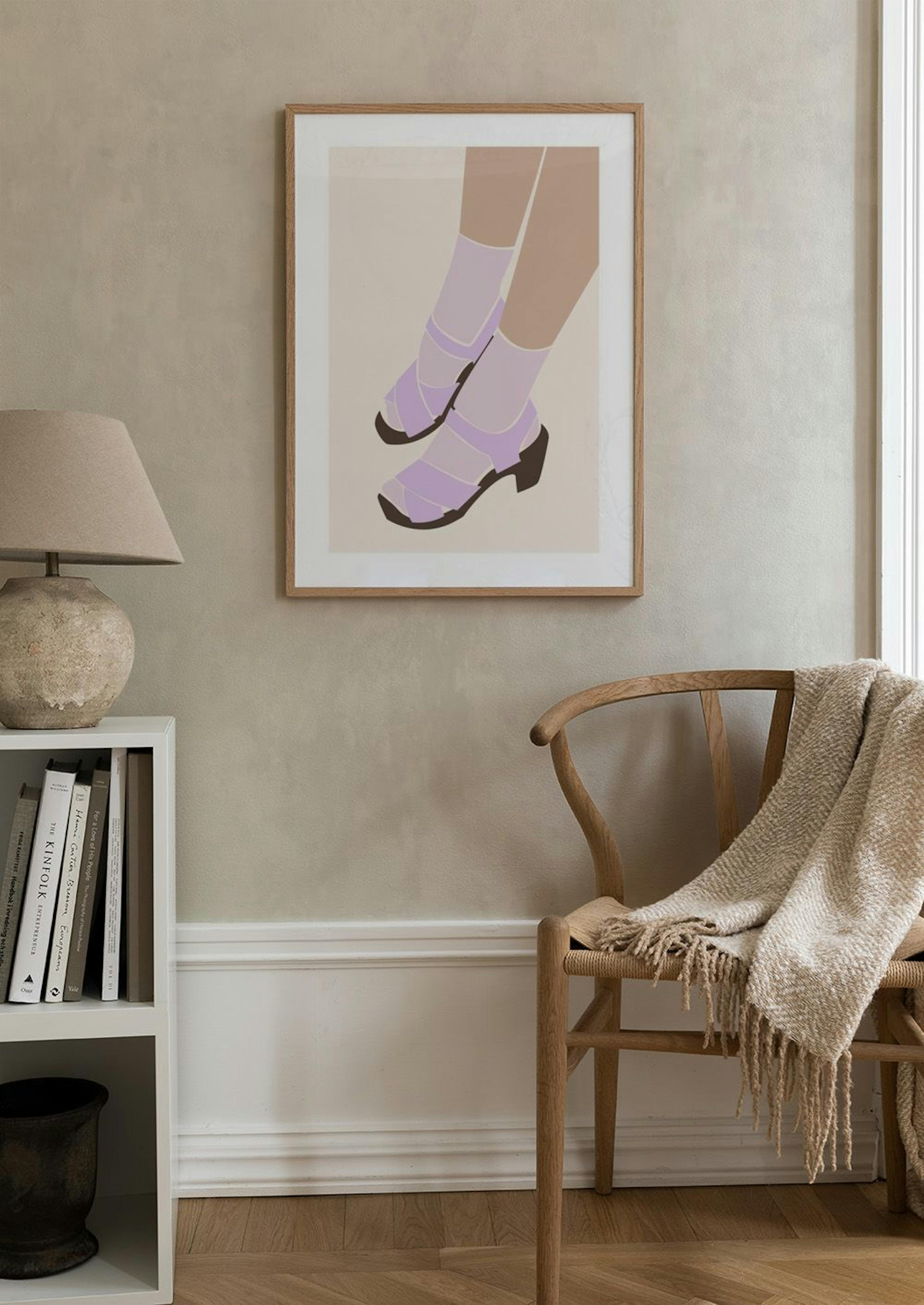 Shoes in Lilac Poster thumbnail