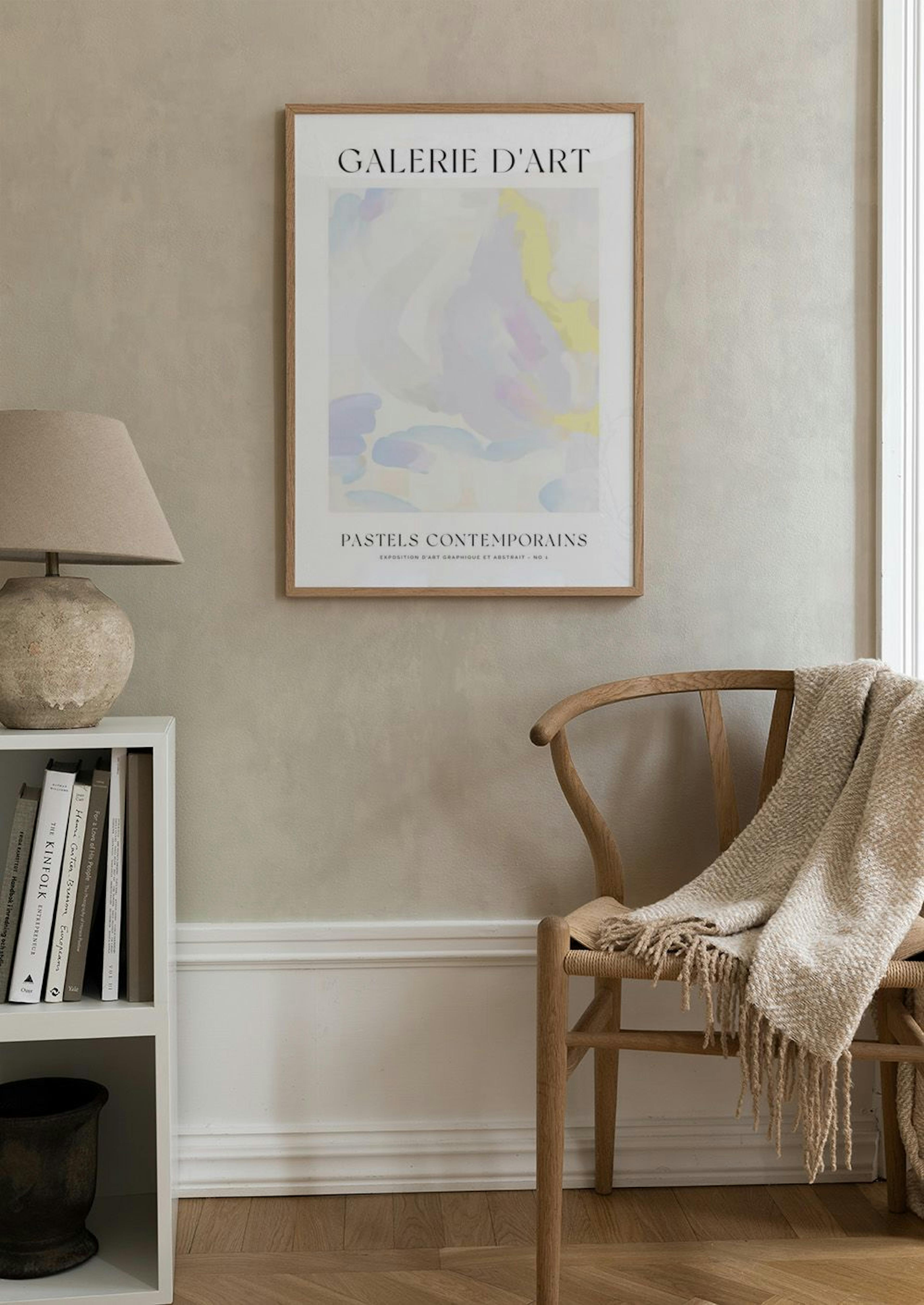 Pastels Contemporains No1 Poster thumbnail