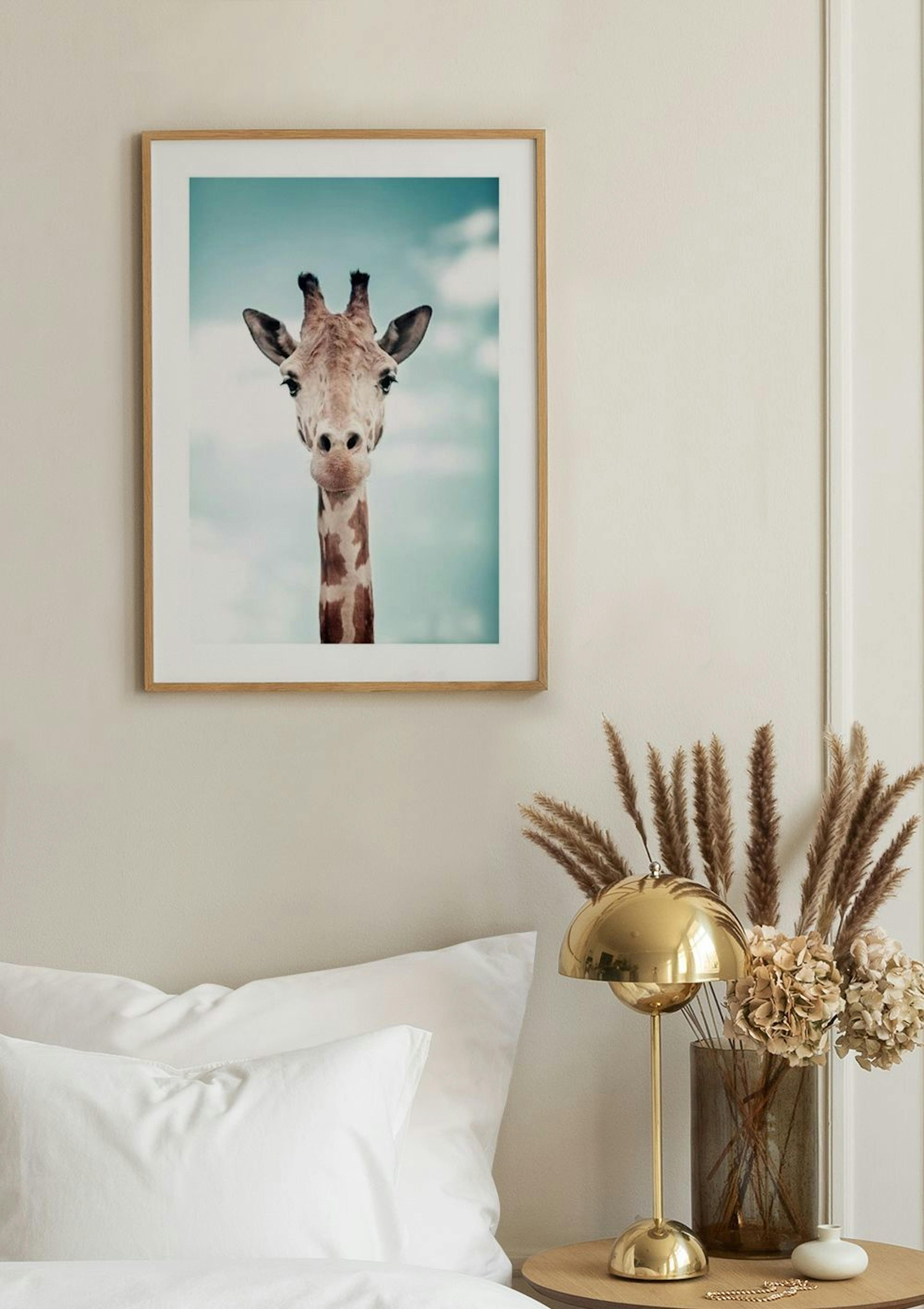 Peek A Boo Girafe Poster thumbnail