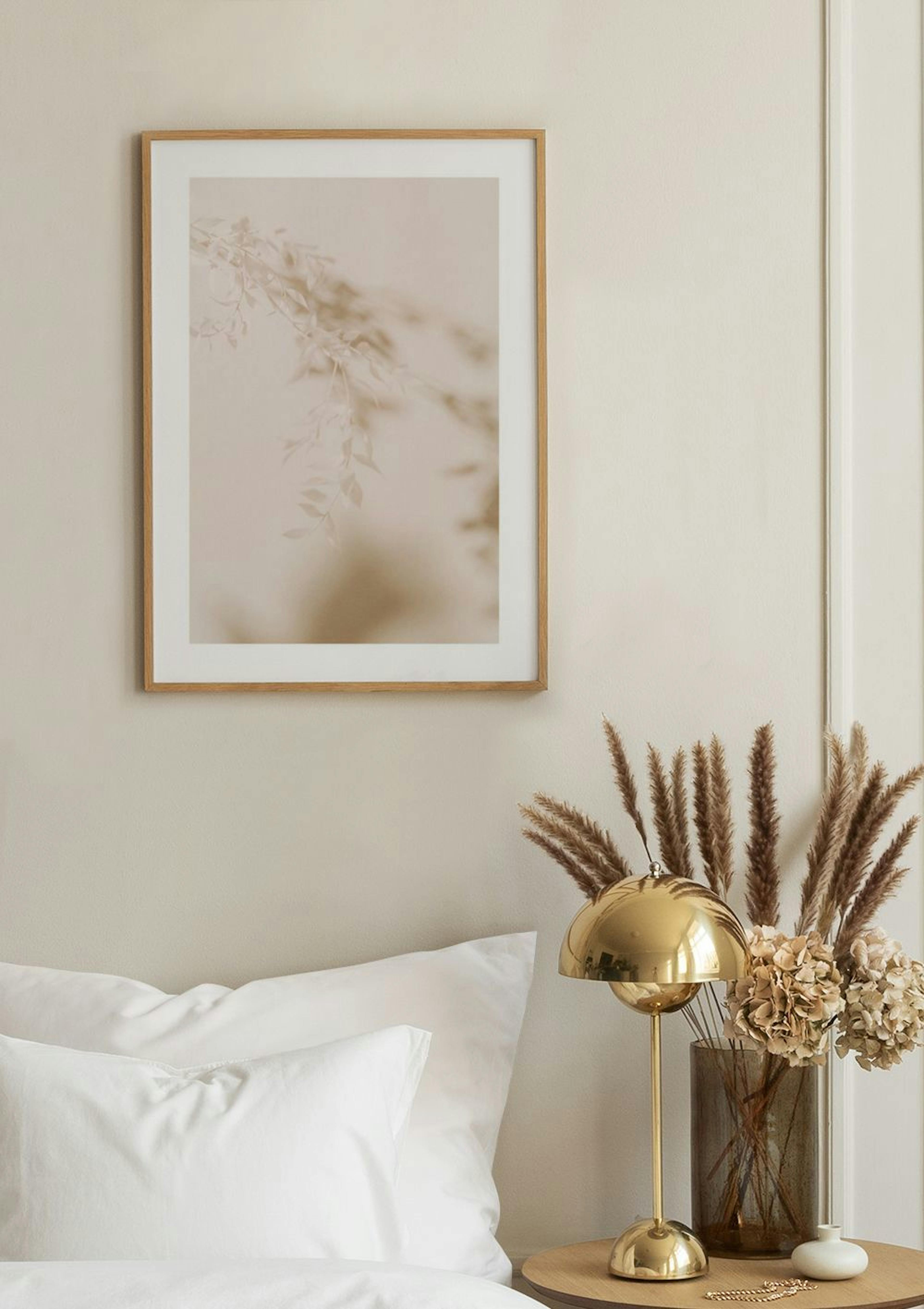 Beige Blad Poster thumbnail