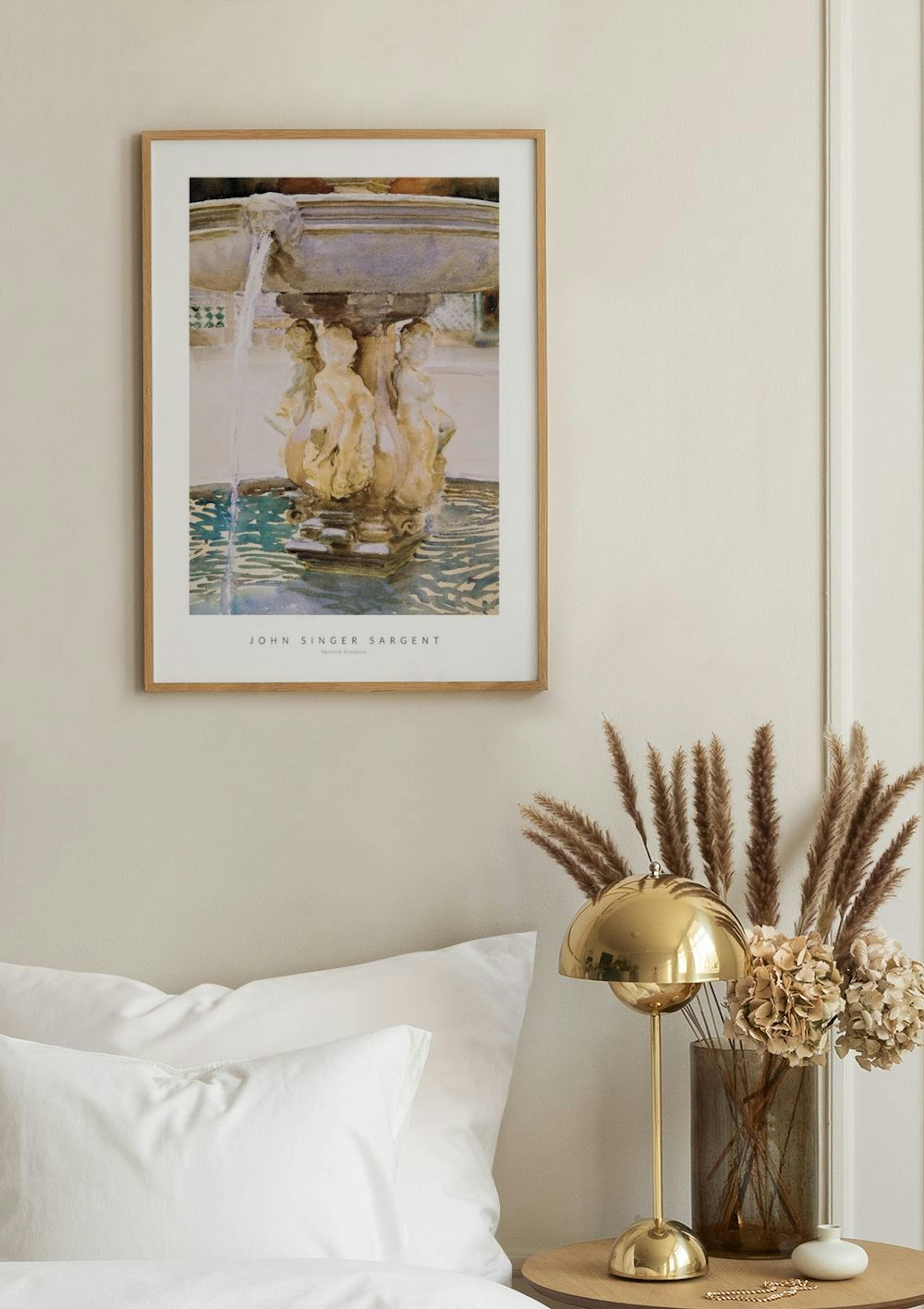 John Singer Sargent - Spanish Fountain Poster thumbnail