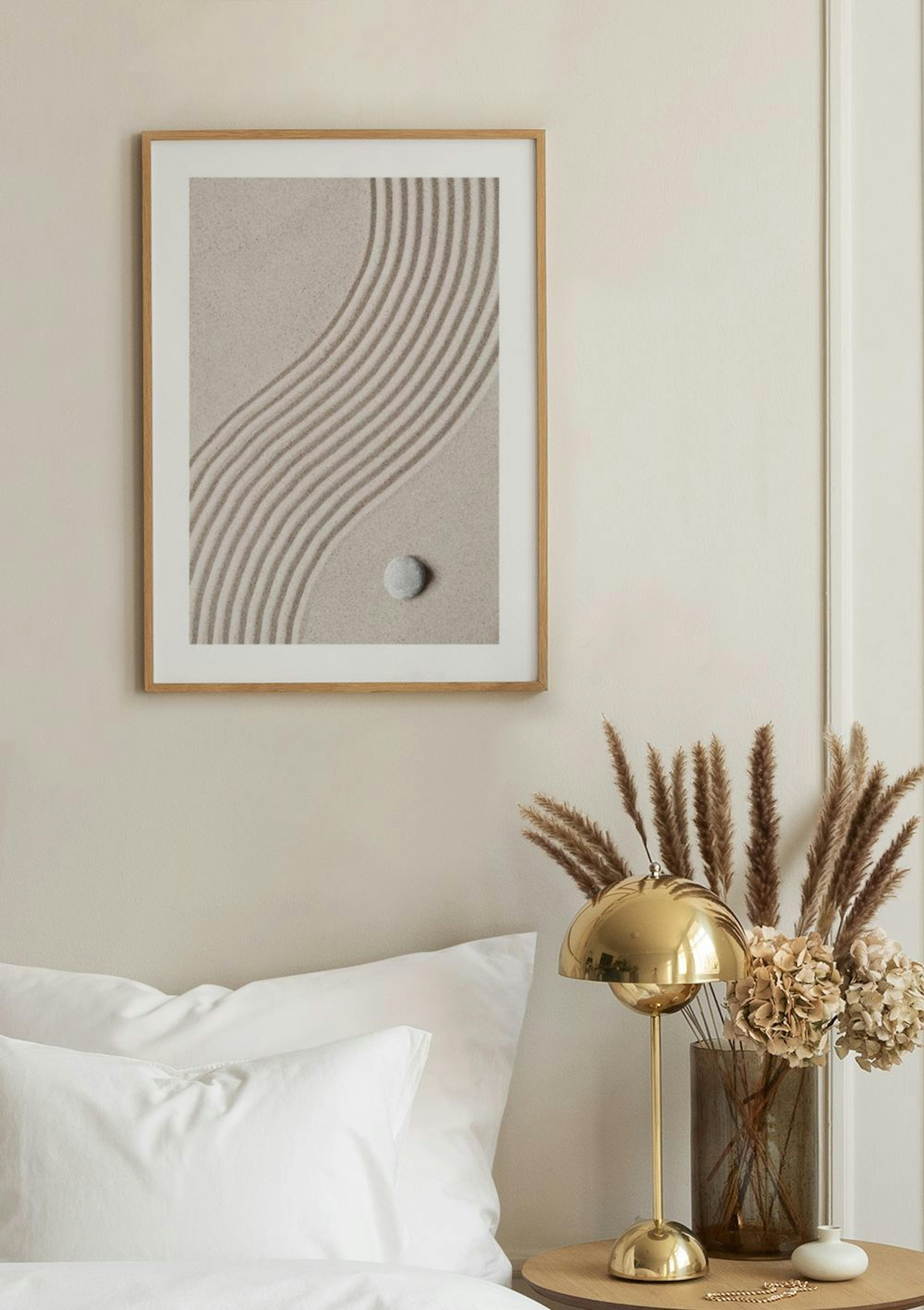 Zen Garden Sand Poster thumbnail