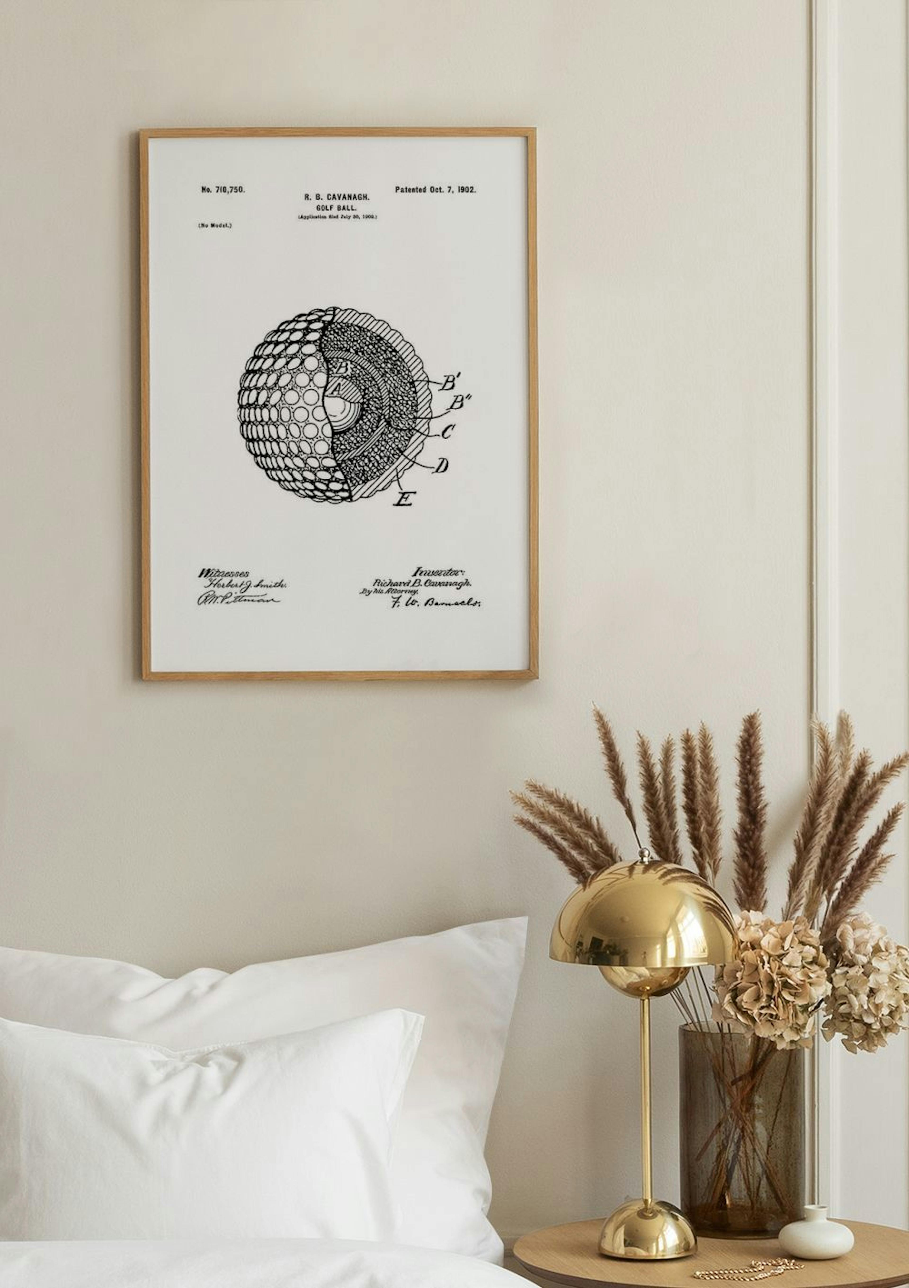 Golfball-Patent Poster thumbnail