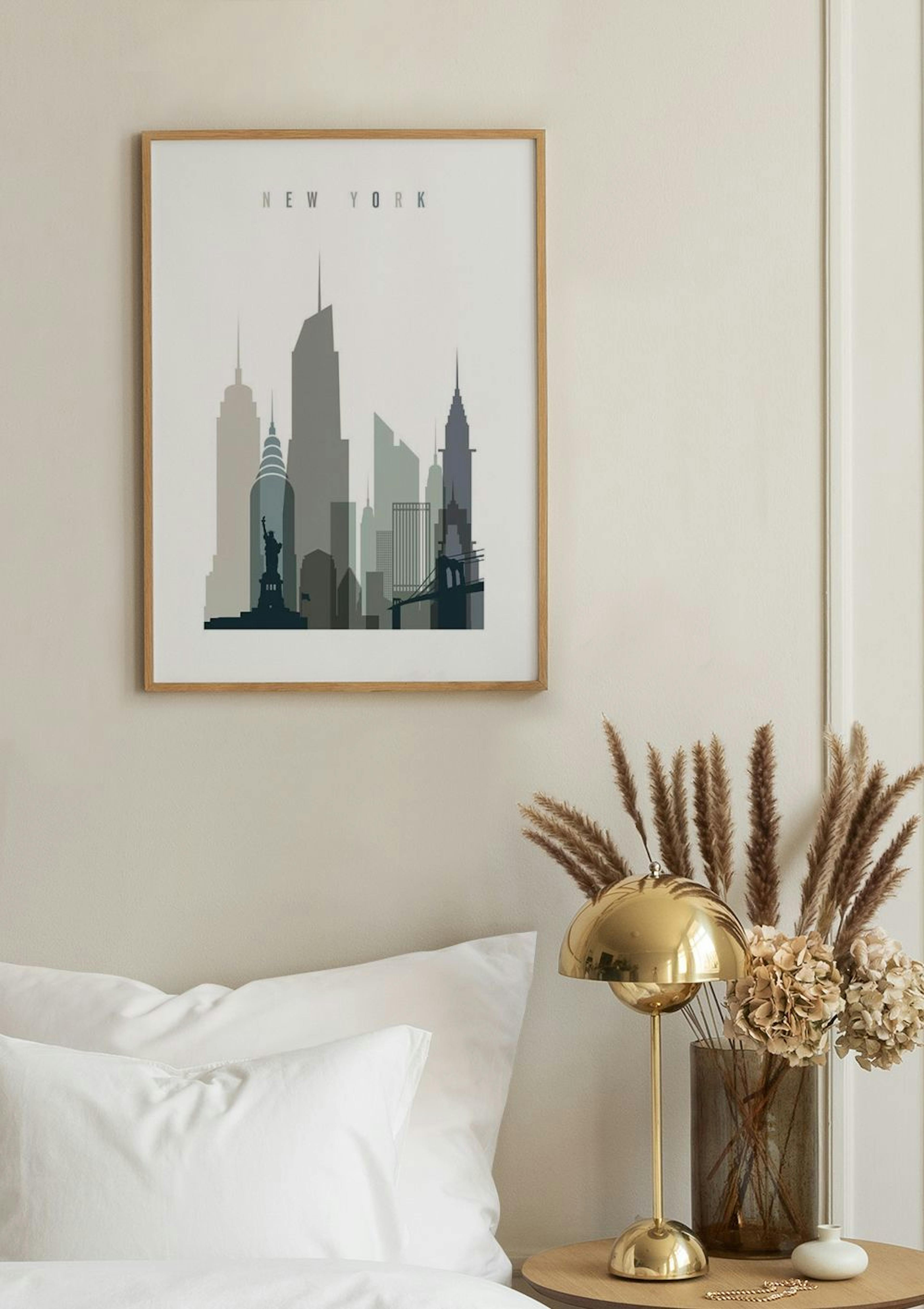New York Skyline - Art Prints Vicky Poster thumbnail