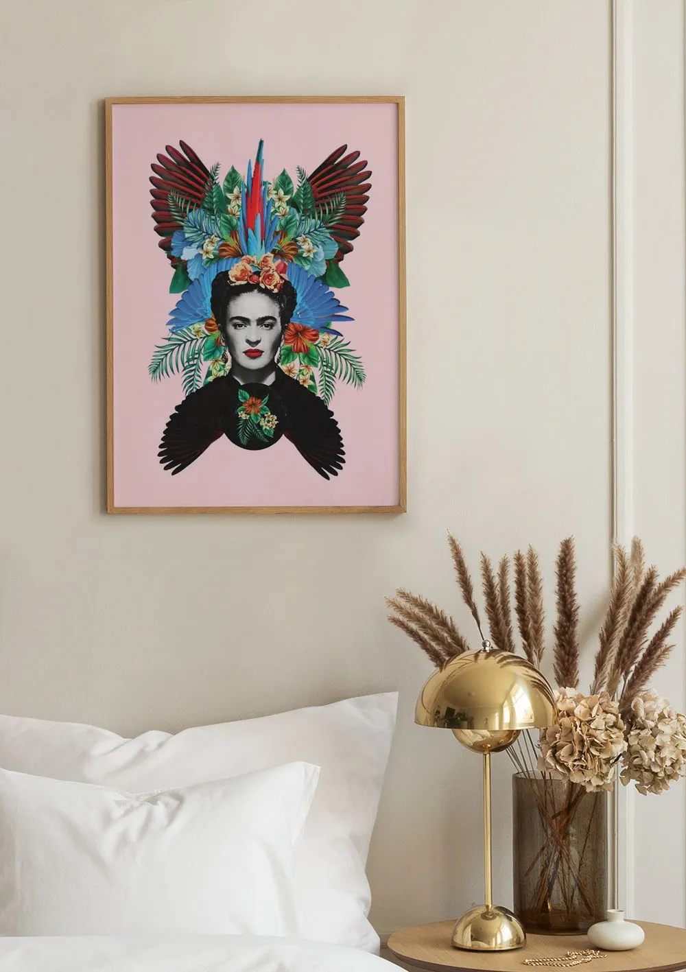 Frida Kahlo Posterset – Kunst in Groen & Beige Frida Kahlo Posterset – Kunst in Groen & Beige