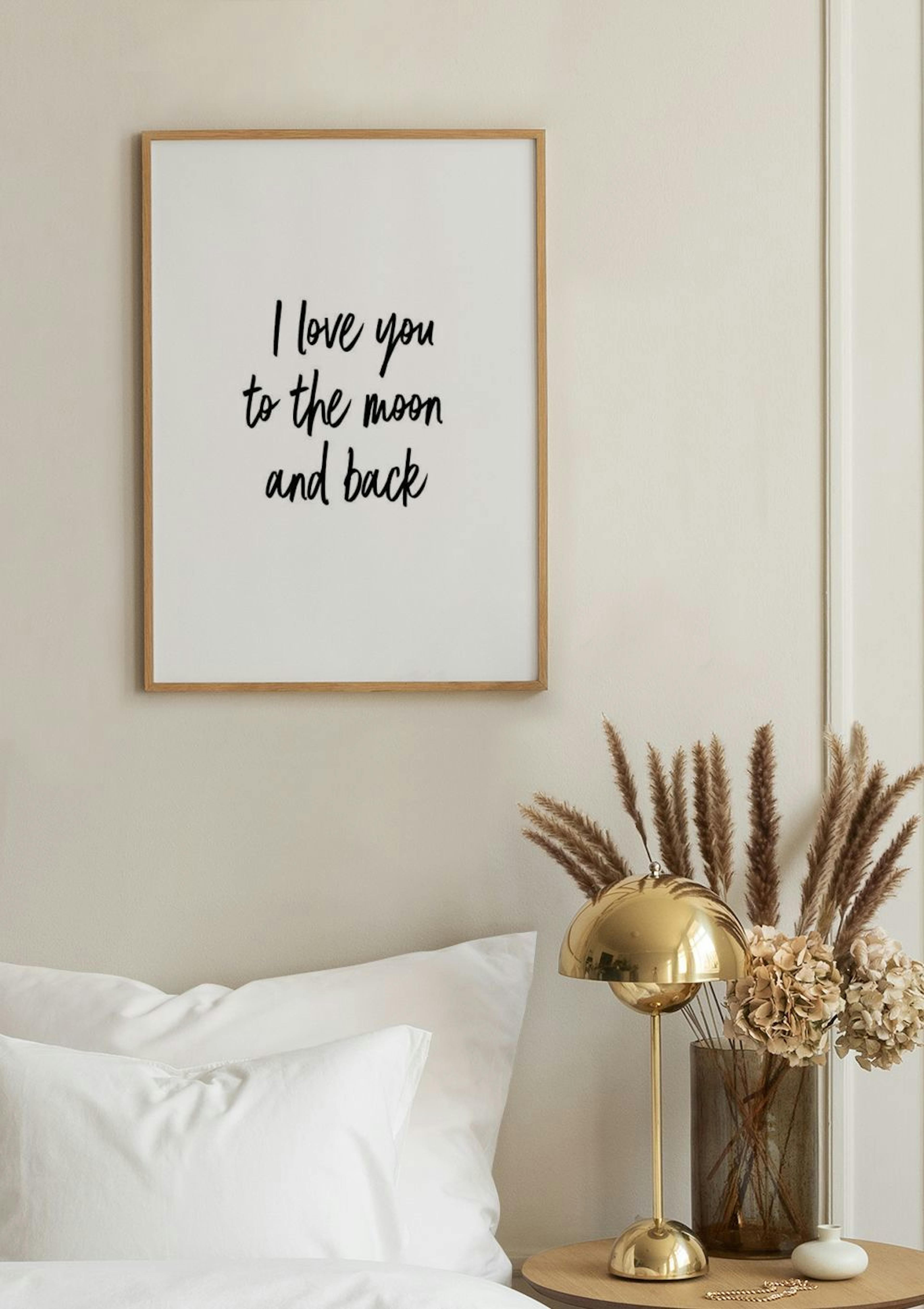 To The Moon And Back Plakat thumbnail