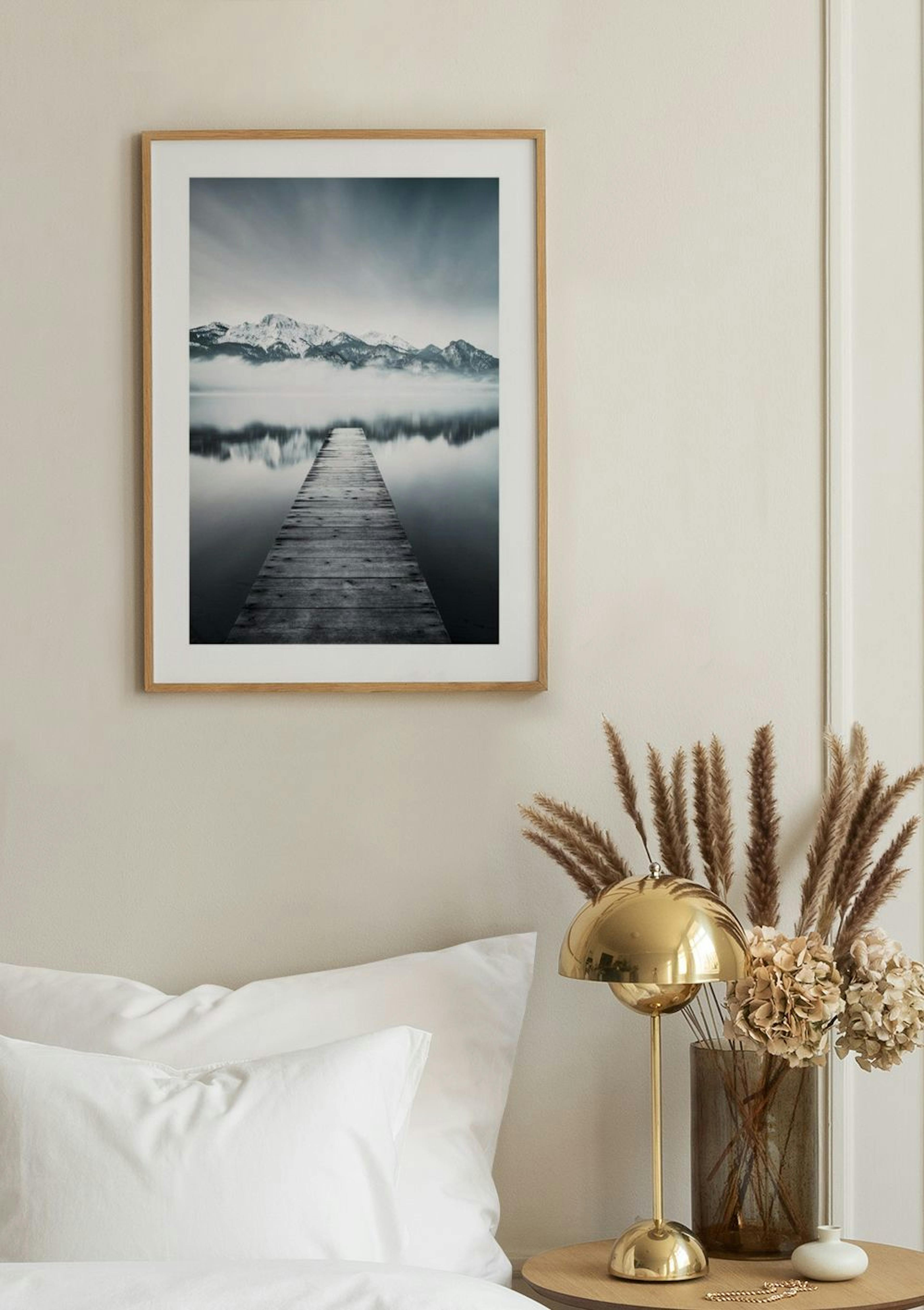 Jetty in the Lake Poster thumbnail