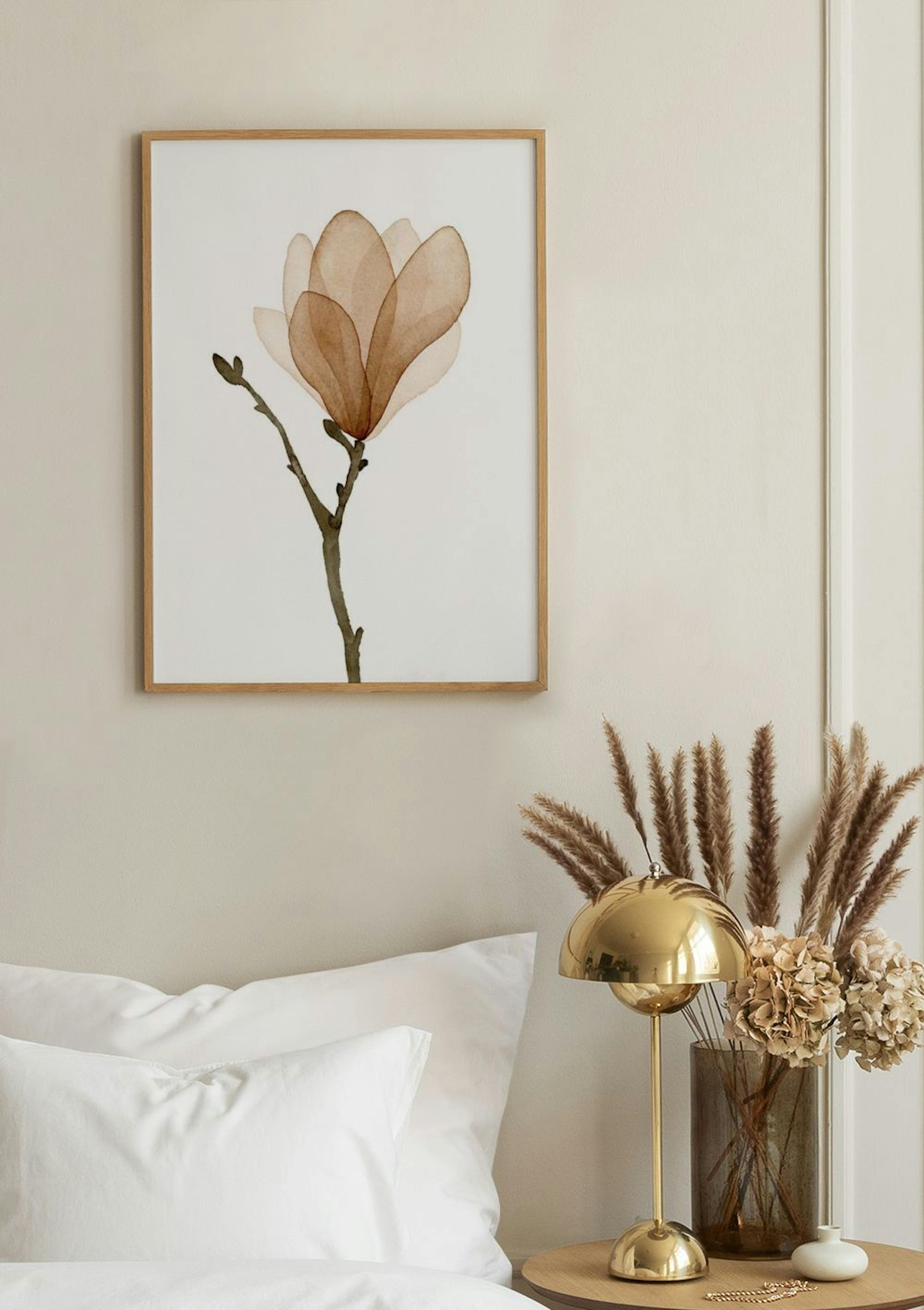 Magnolia akwarelowa Plakat thumbnail