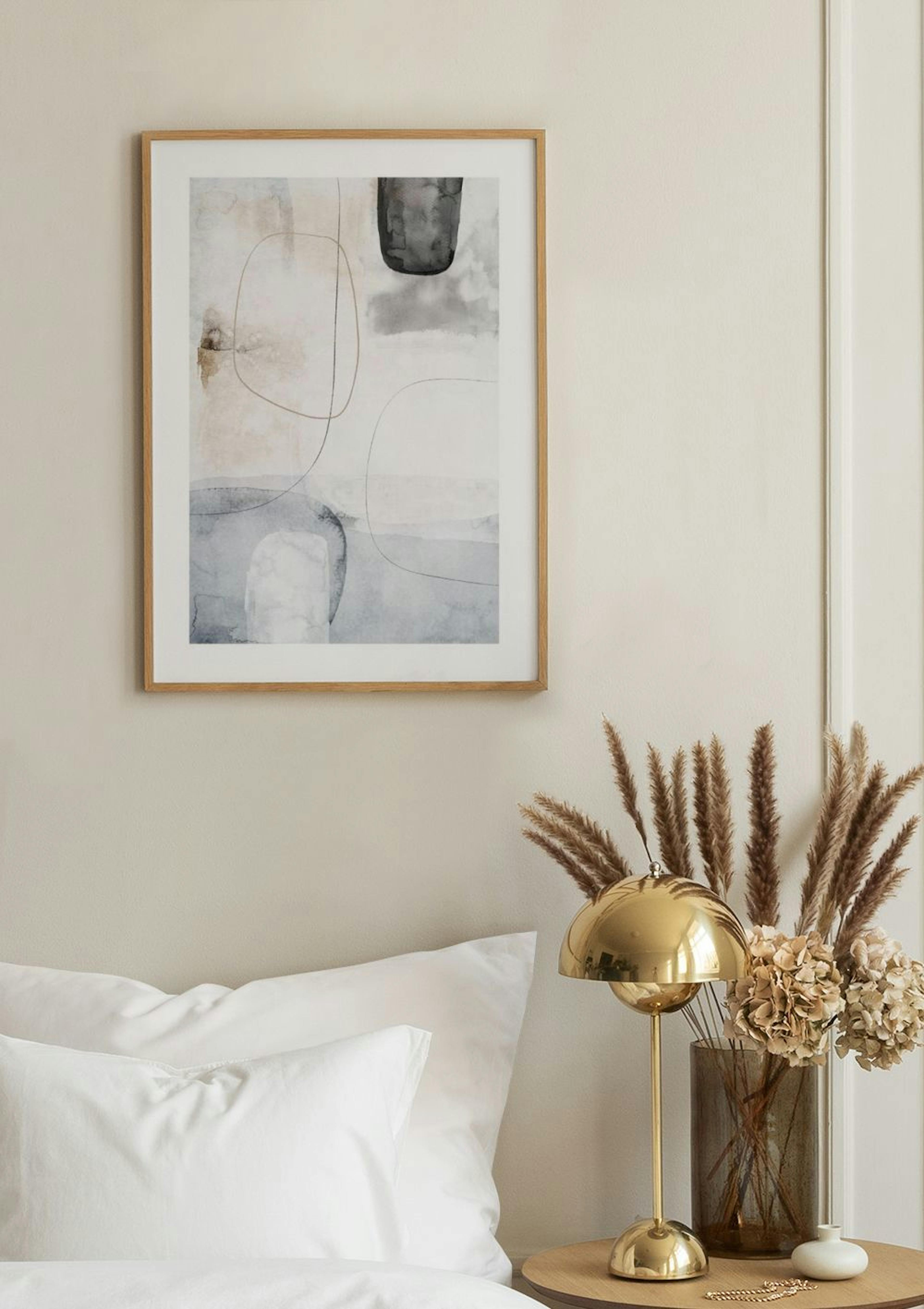 Touche Aquarelle Abstraite No2 Poster thumbnail