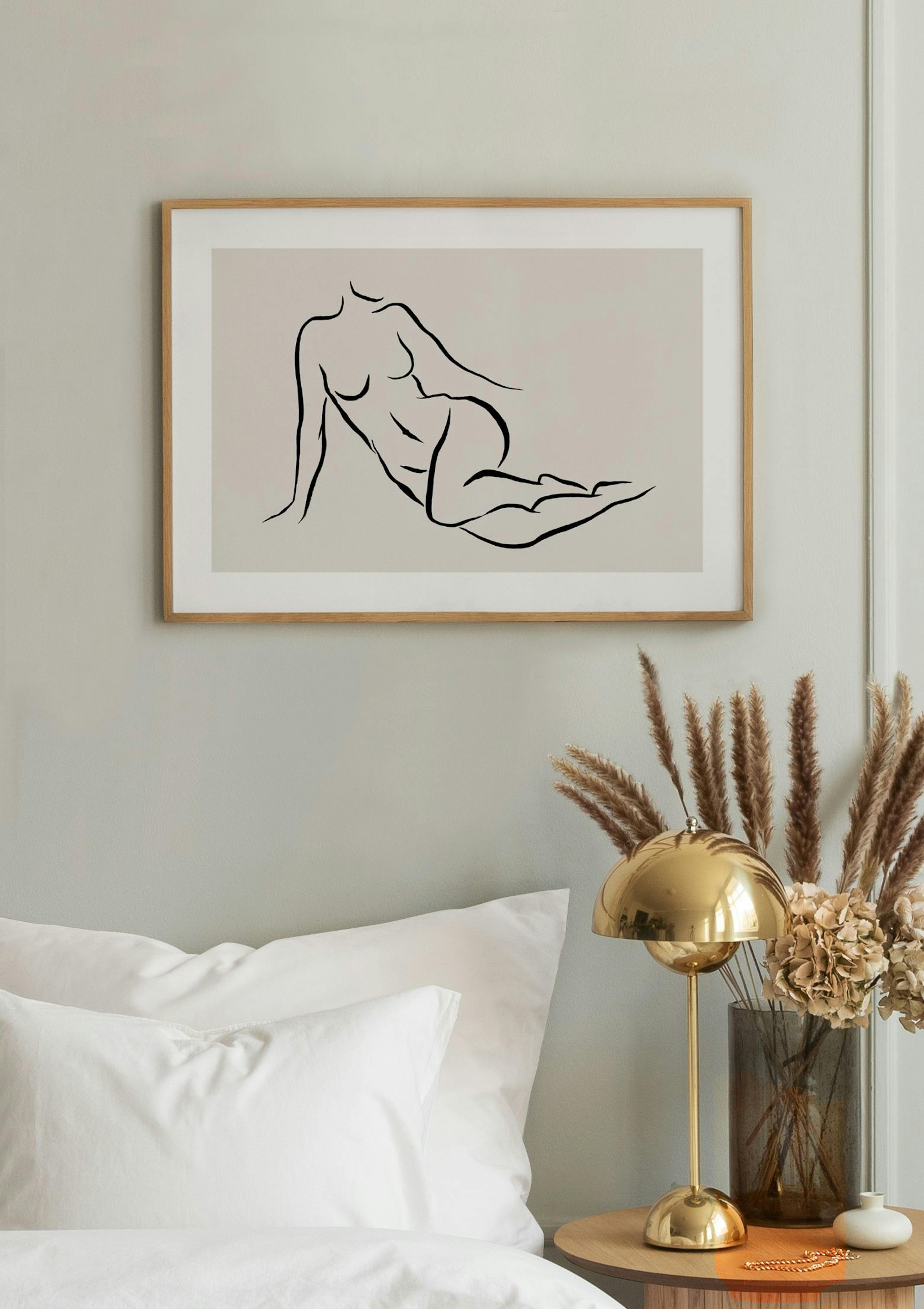 Weibliche Linien Nr.2 Poster thumbnail