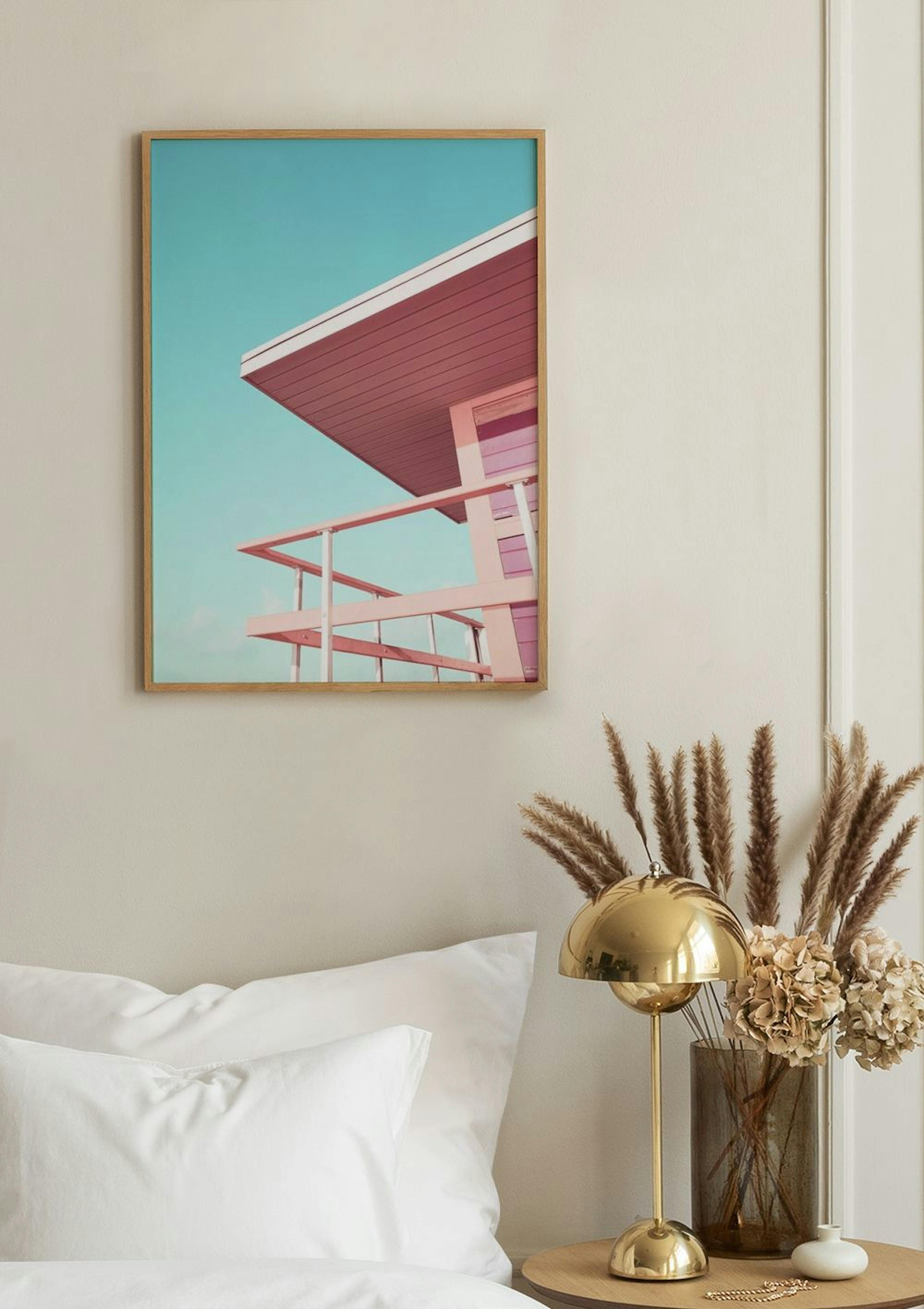 Tour de la Plage Rose Poster thumbnail