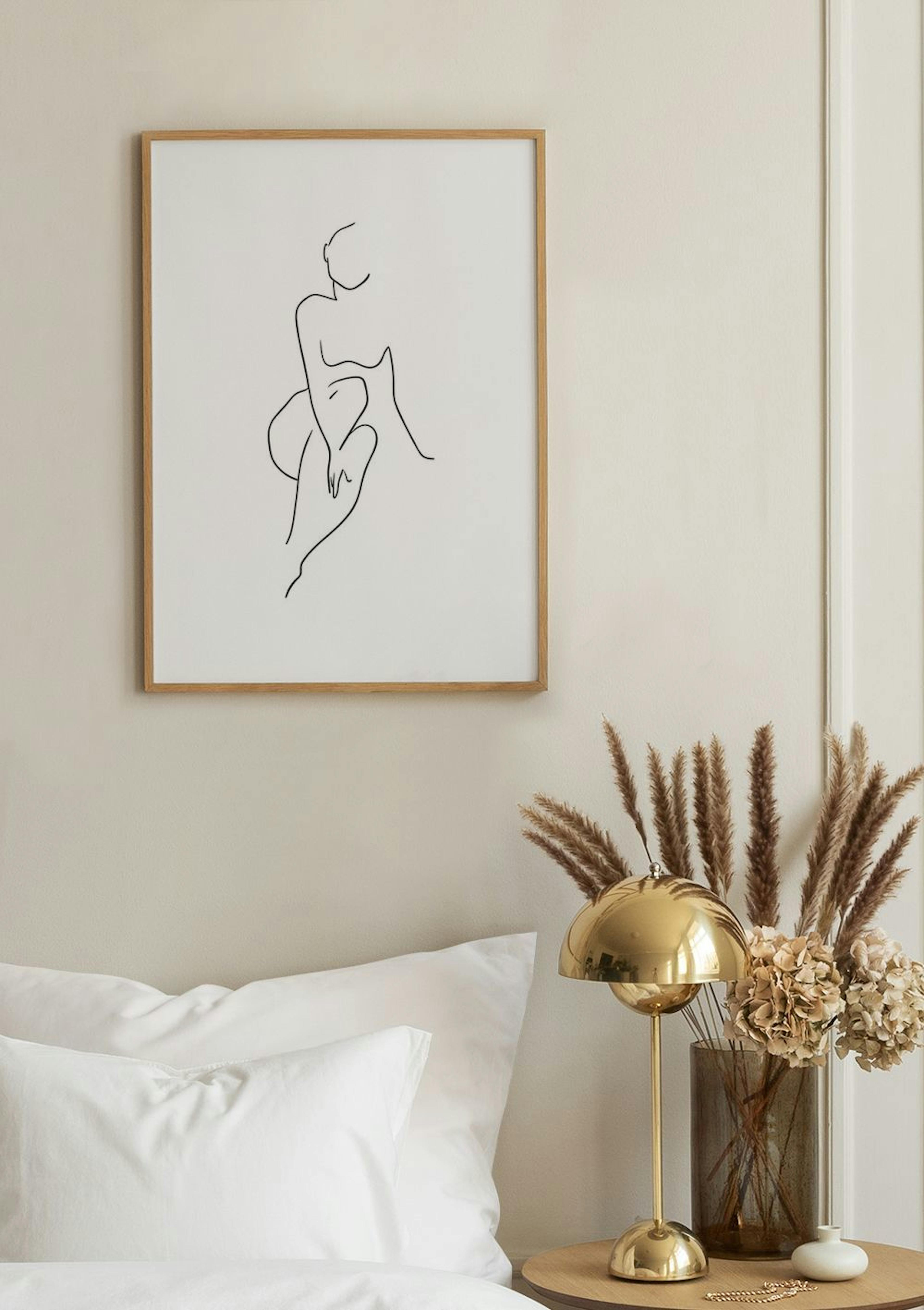 Body Line Art Poster thumbnail