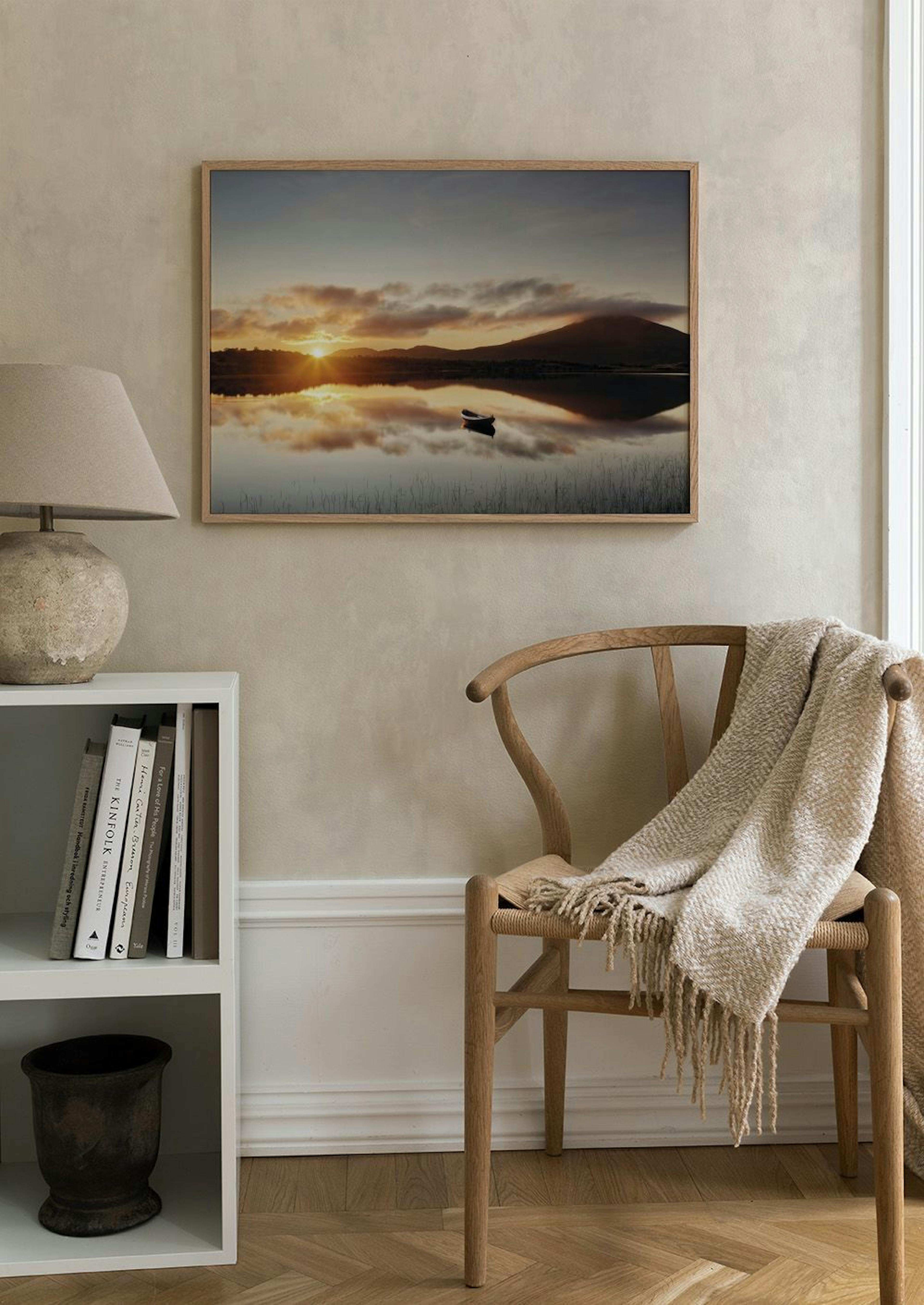 Reflets du Coucher de Soleil Poster thumbnail