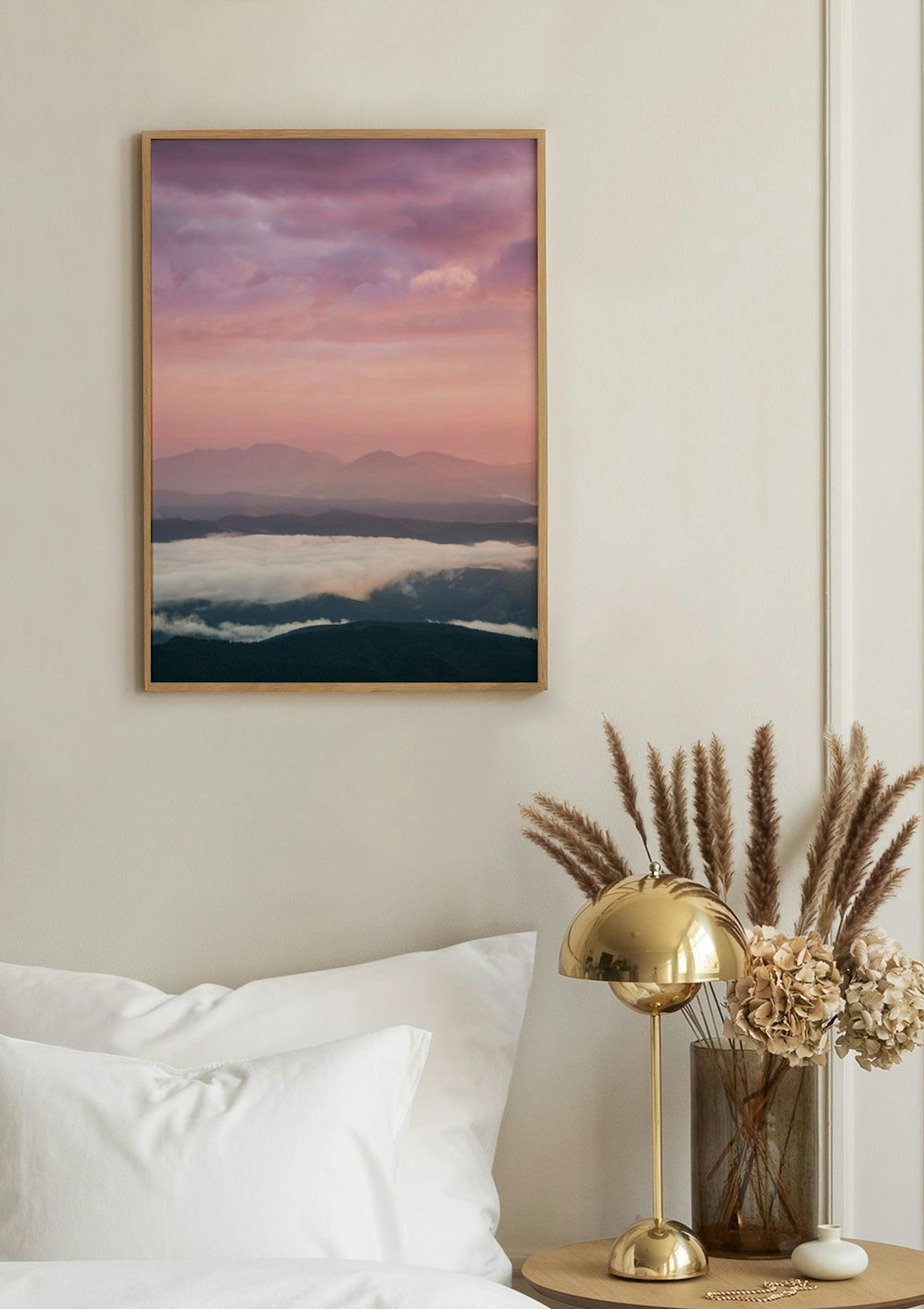Pink Sunrise Poster thumbnail