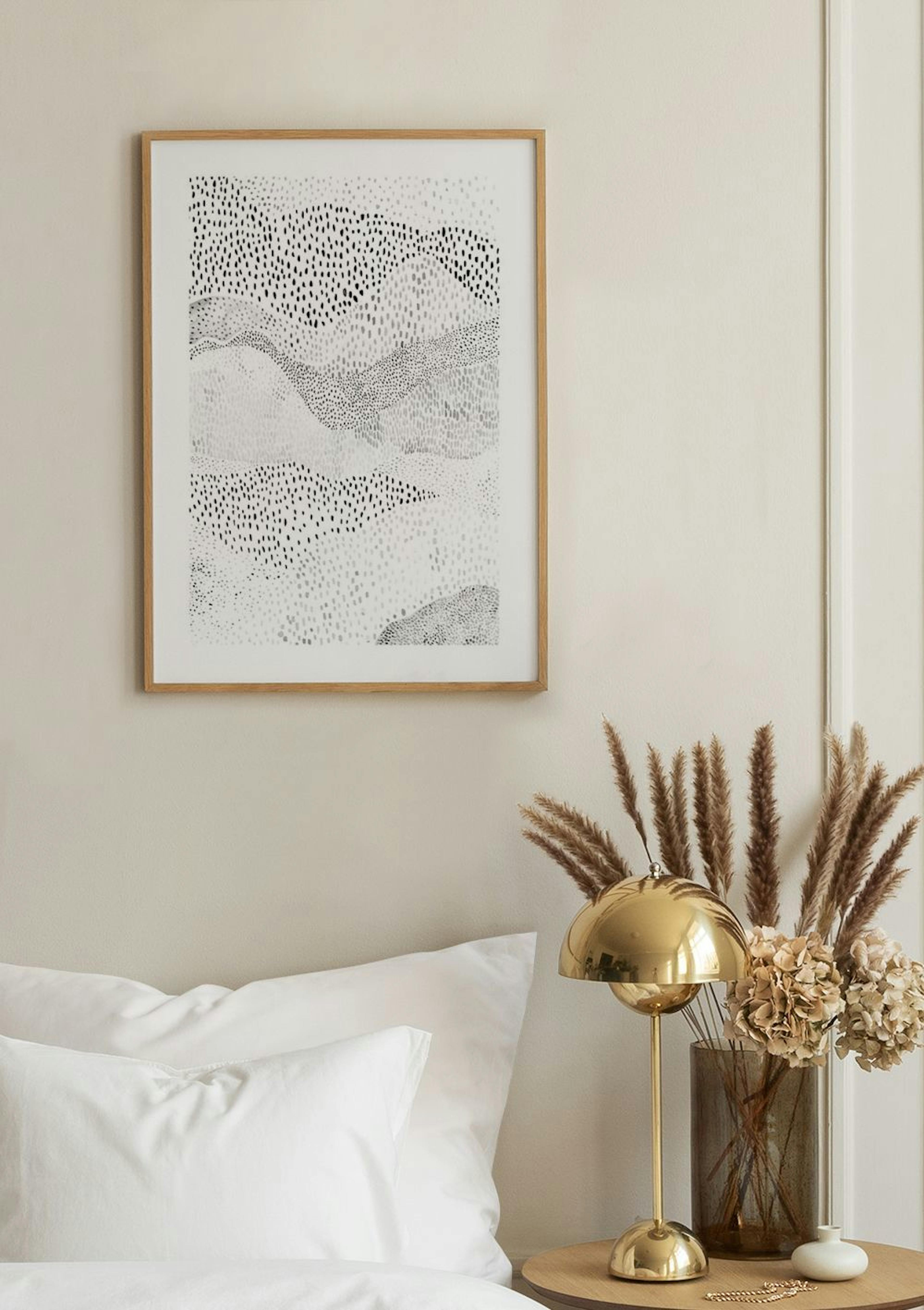 Dotted Mountains Poster thumbnail