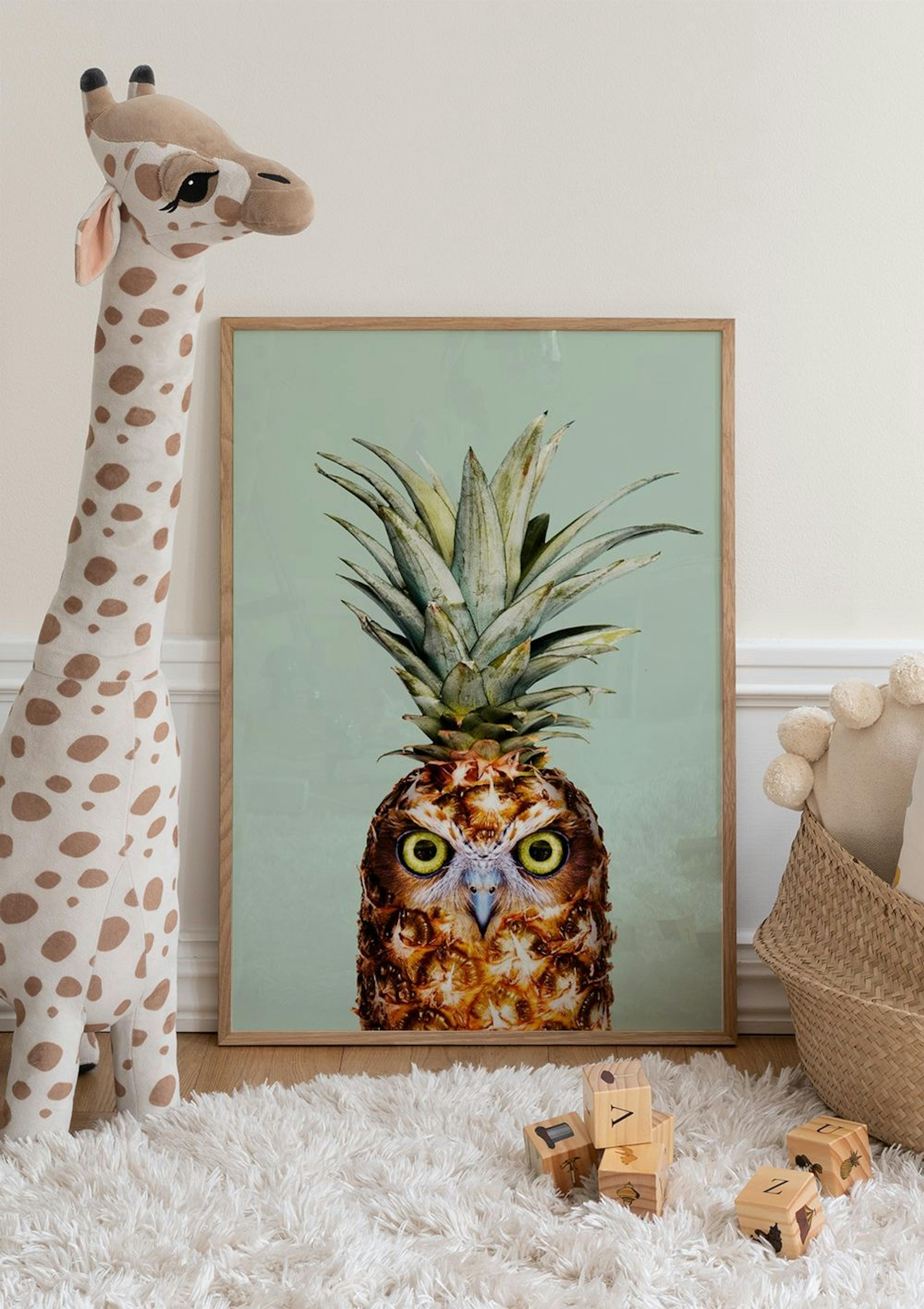 Jonas Loose - Ananas Gufo Poster thumbnail