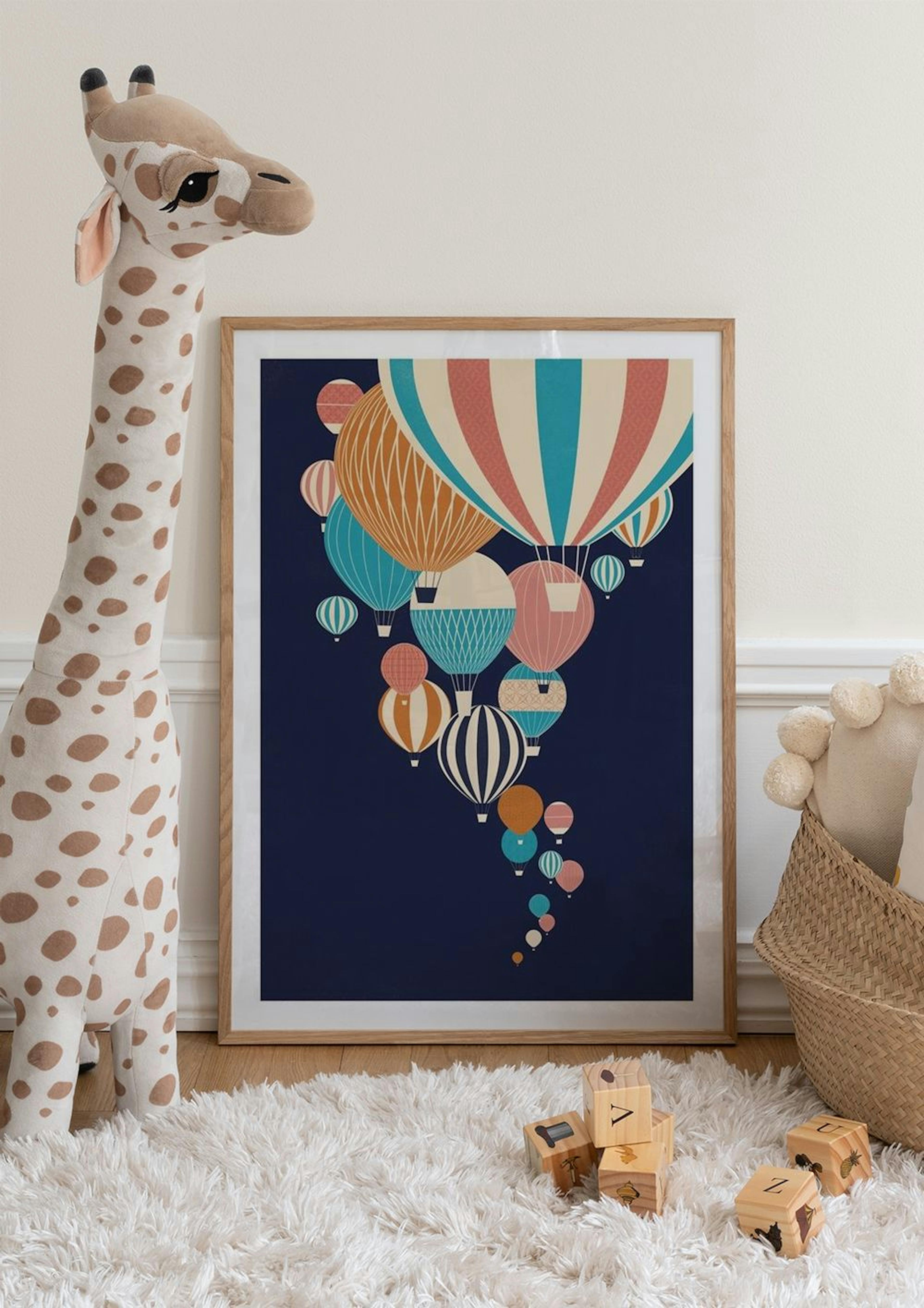 Balloons in the Sky Poster thumbnail