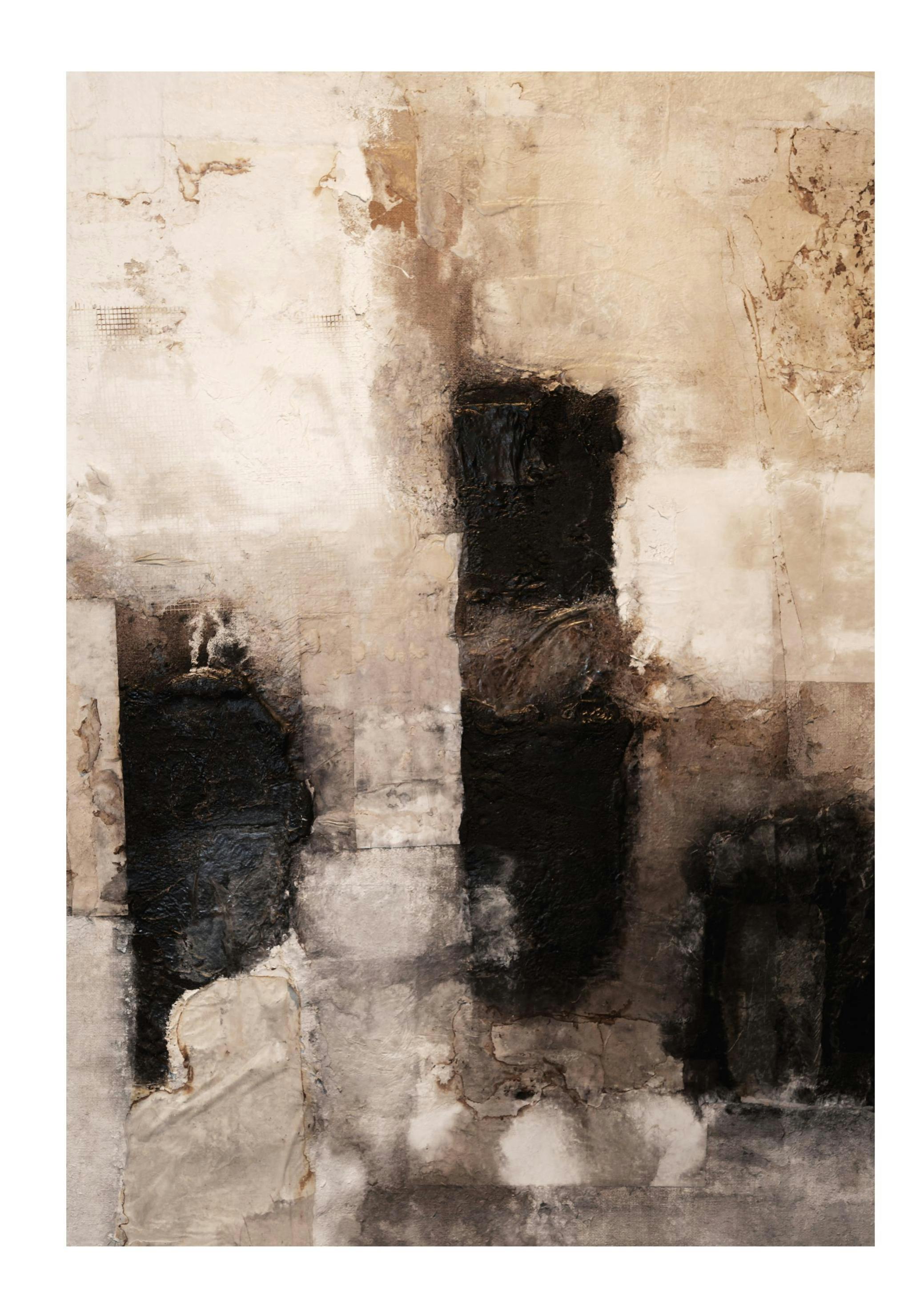 Plakat Beżowa Abstrakcja (70x100 cm) - Poster Store