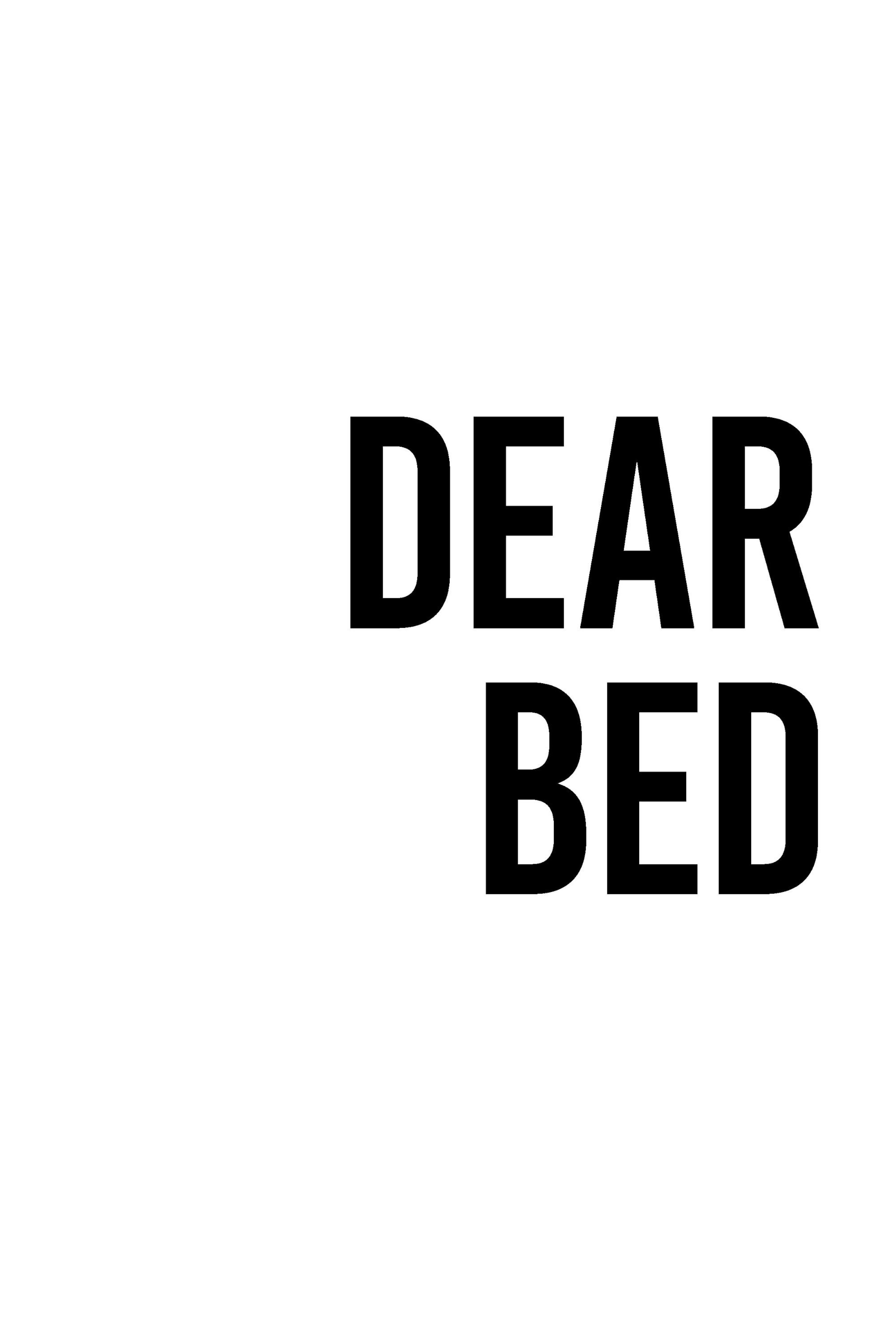 Dear Bed Poster thumbnail