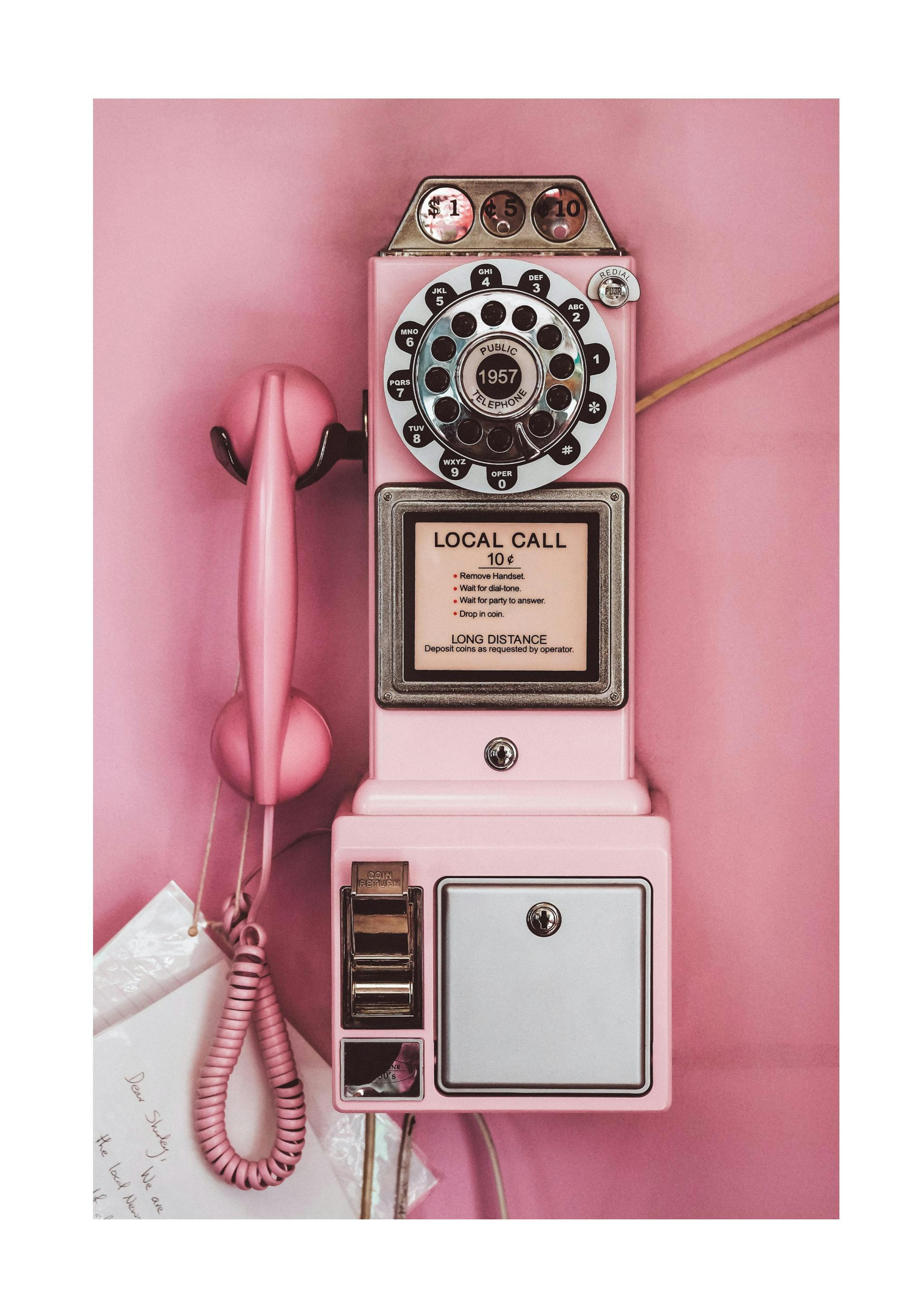 Pink Pay Phone Plakat 0