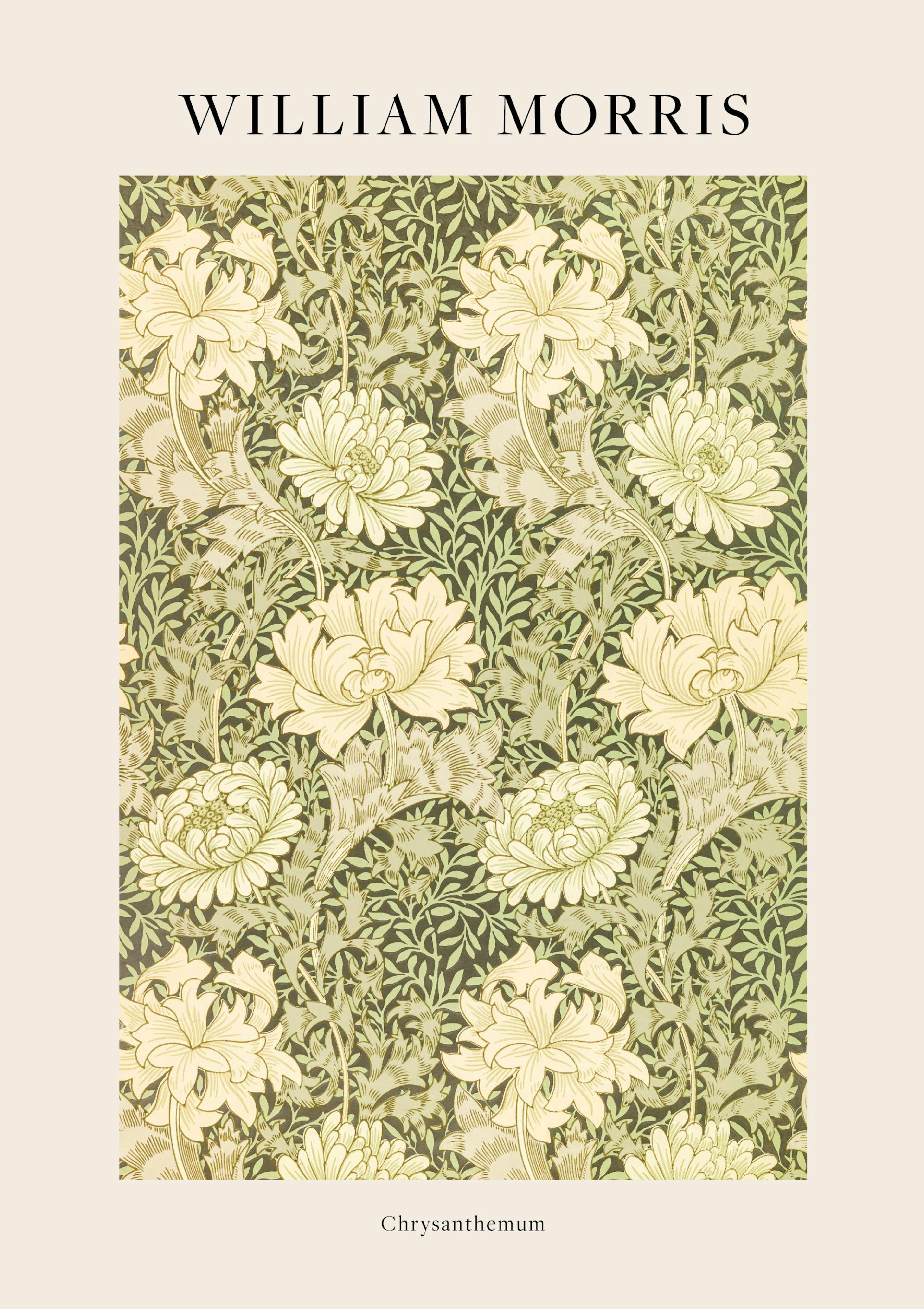 William Morris - Chrysanthemum Poster thumbnail