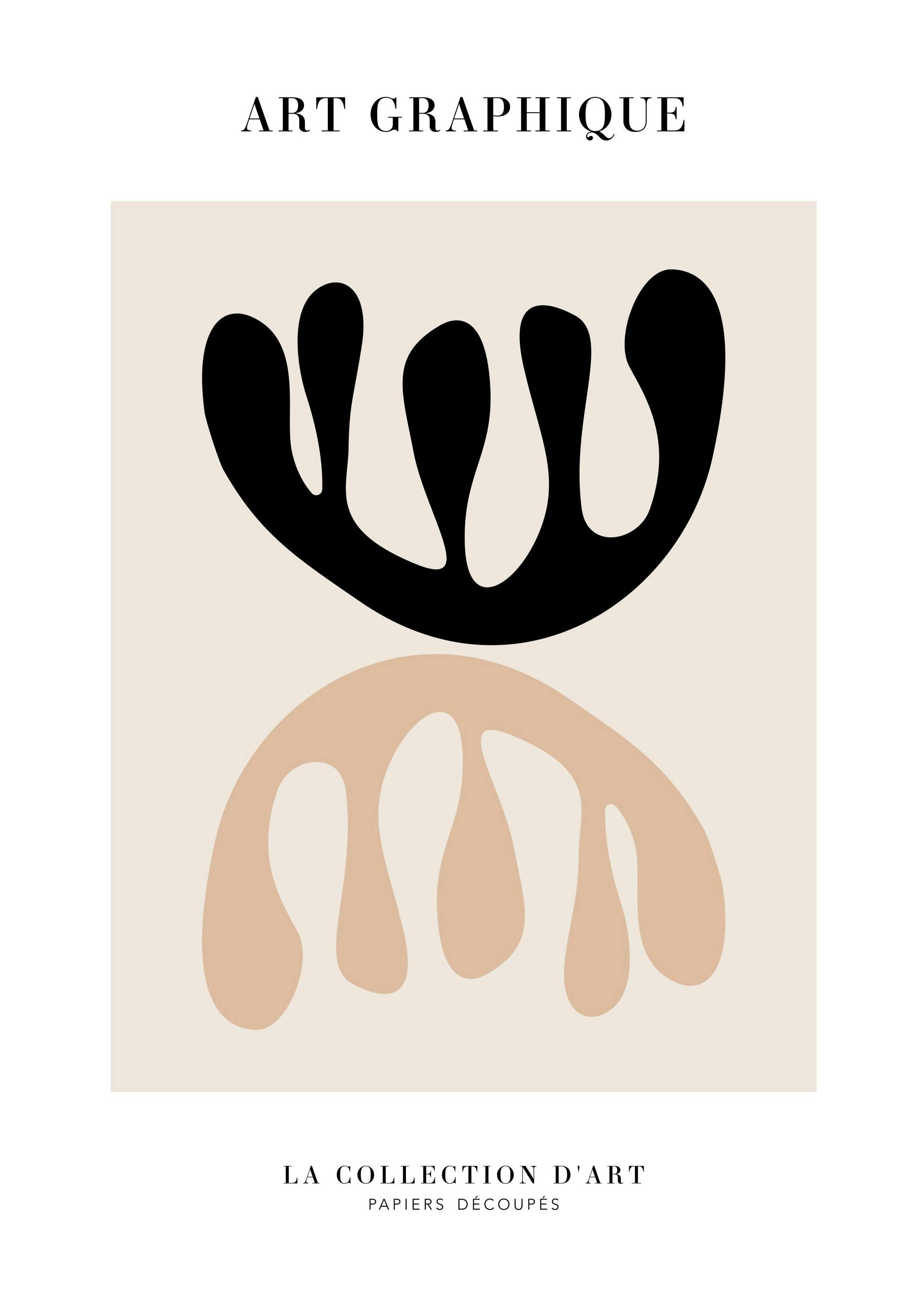Grafische Cut-Out No1 Poster (50x70 cm) - Poster Store