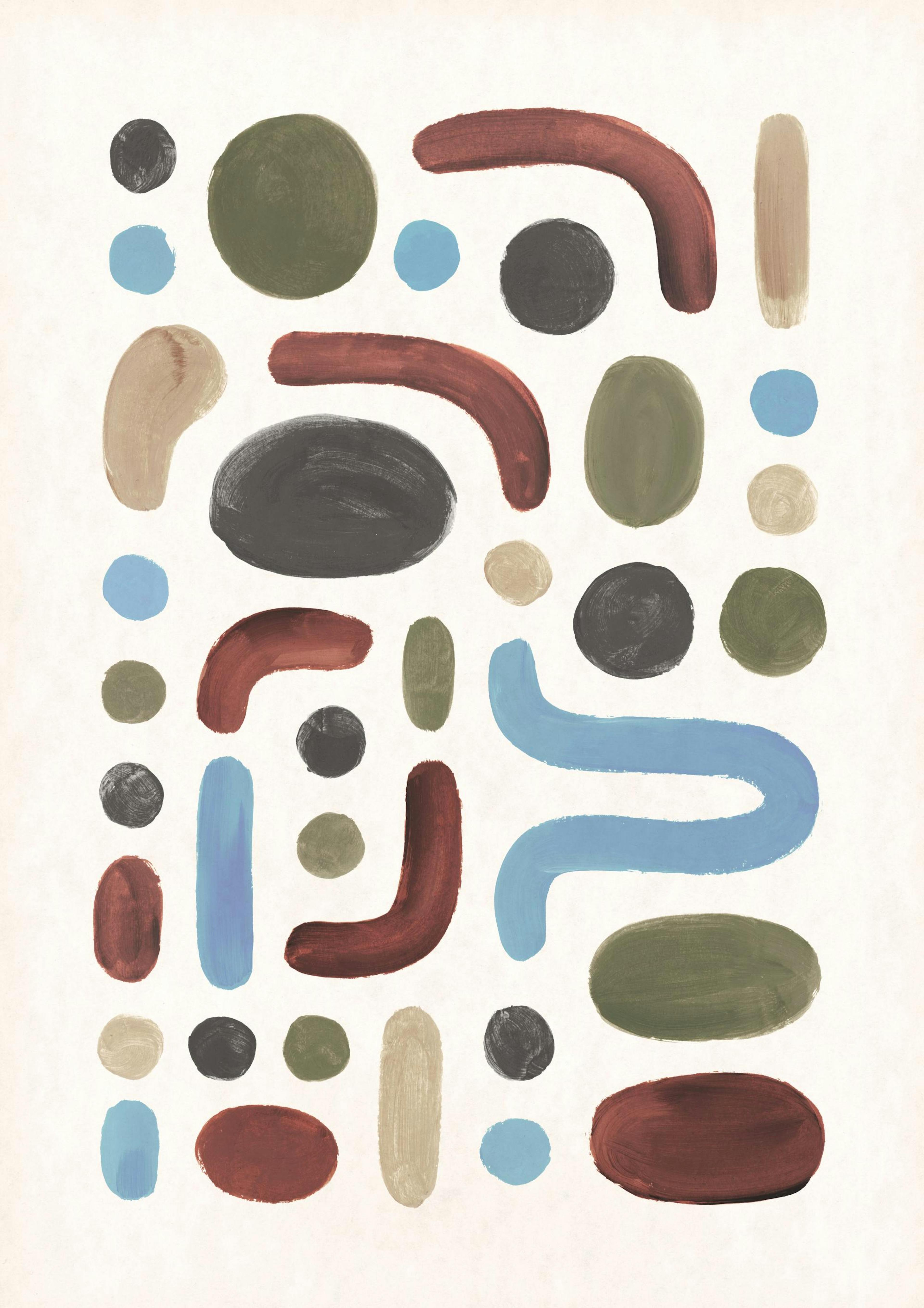 Dots and Strokes Poster 0