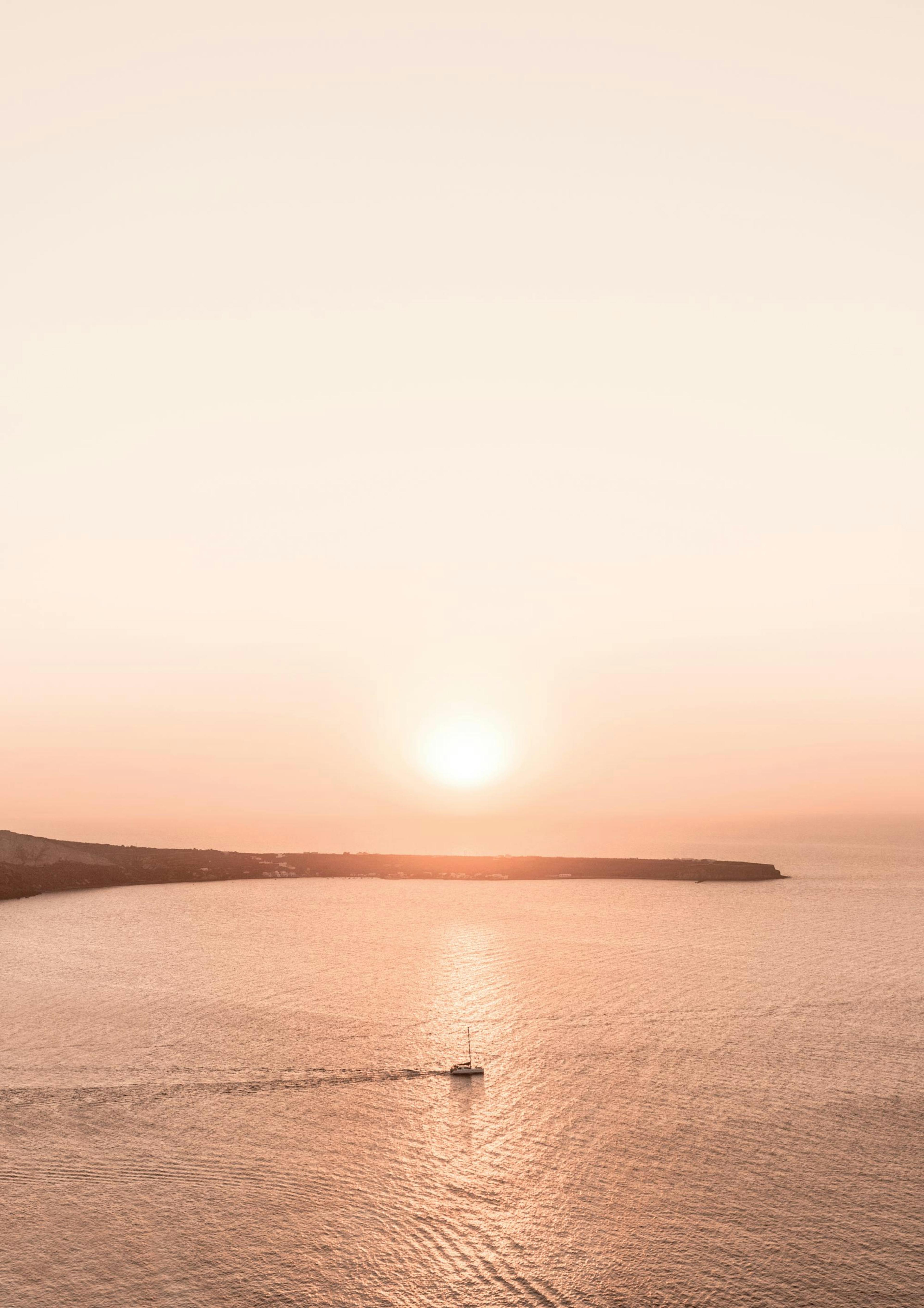 Sunset Sailing Poster 0