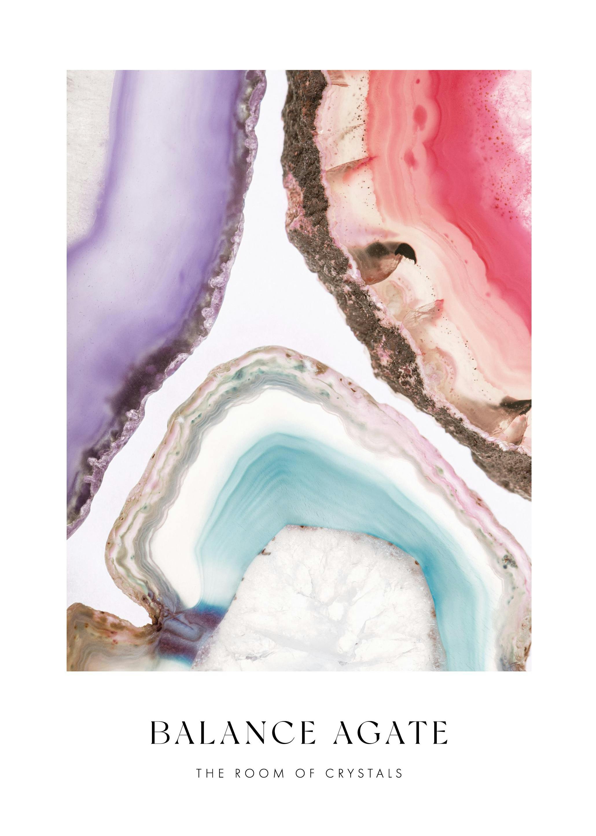 Agatowa równowaga Plakat (30x40 cm) - Poster Store