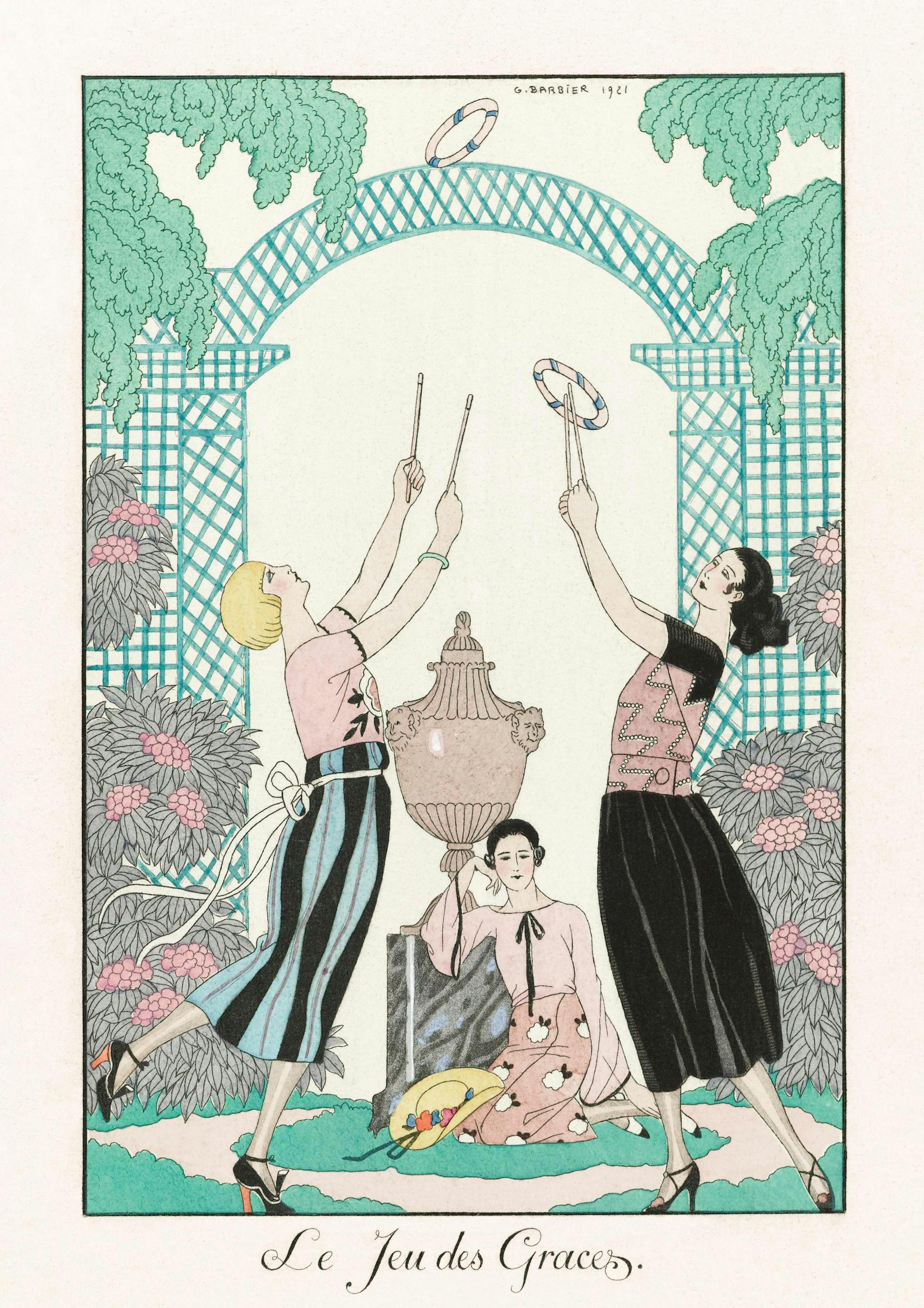 George Barbier - Le Jeu des Graces Poster 0