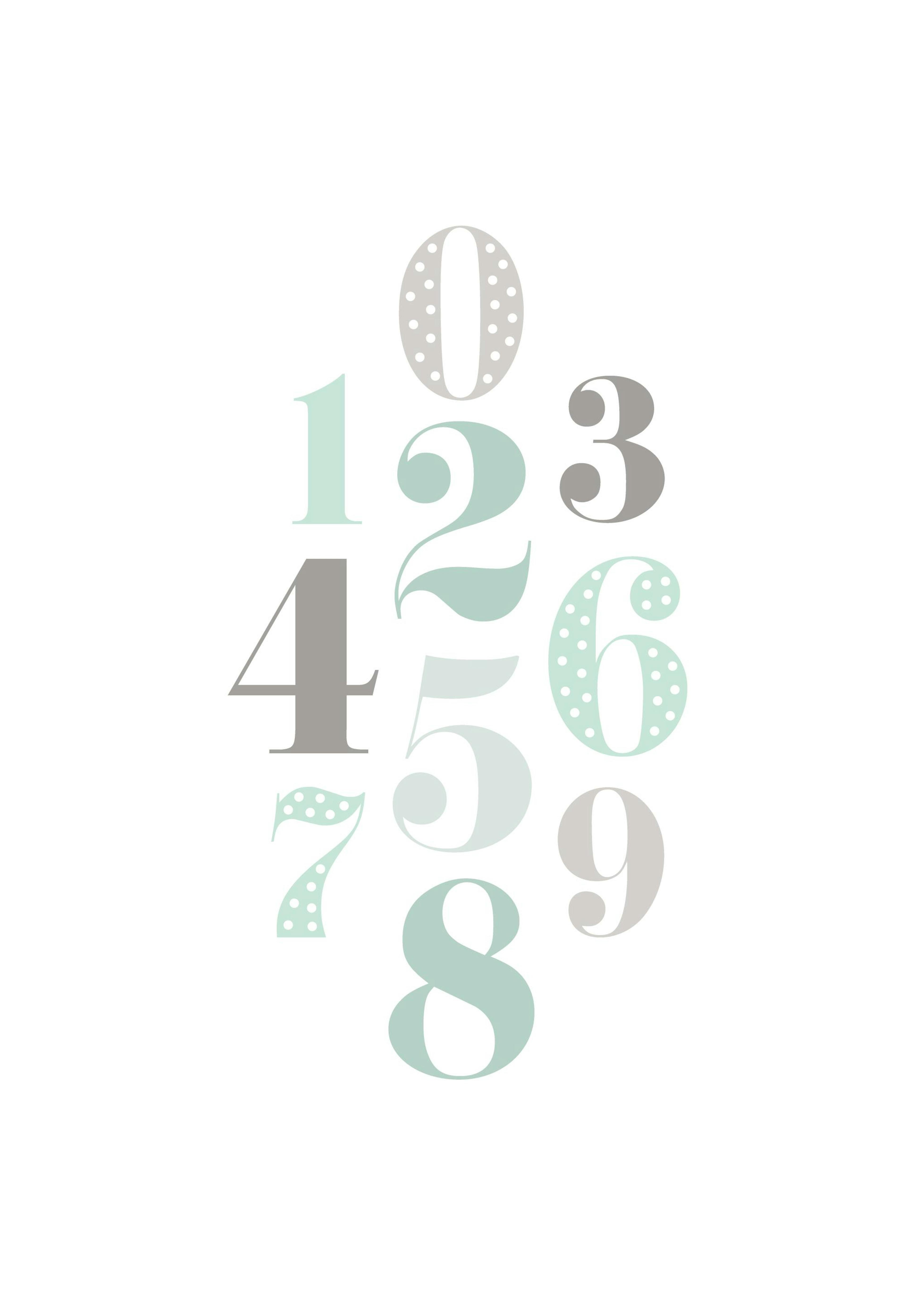Numbers Green 포스터 0