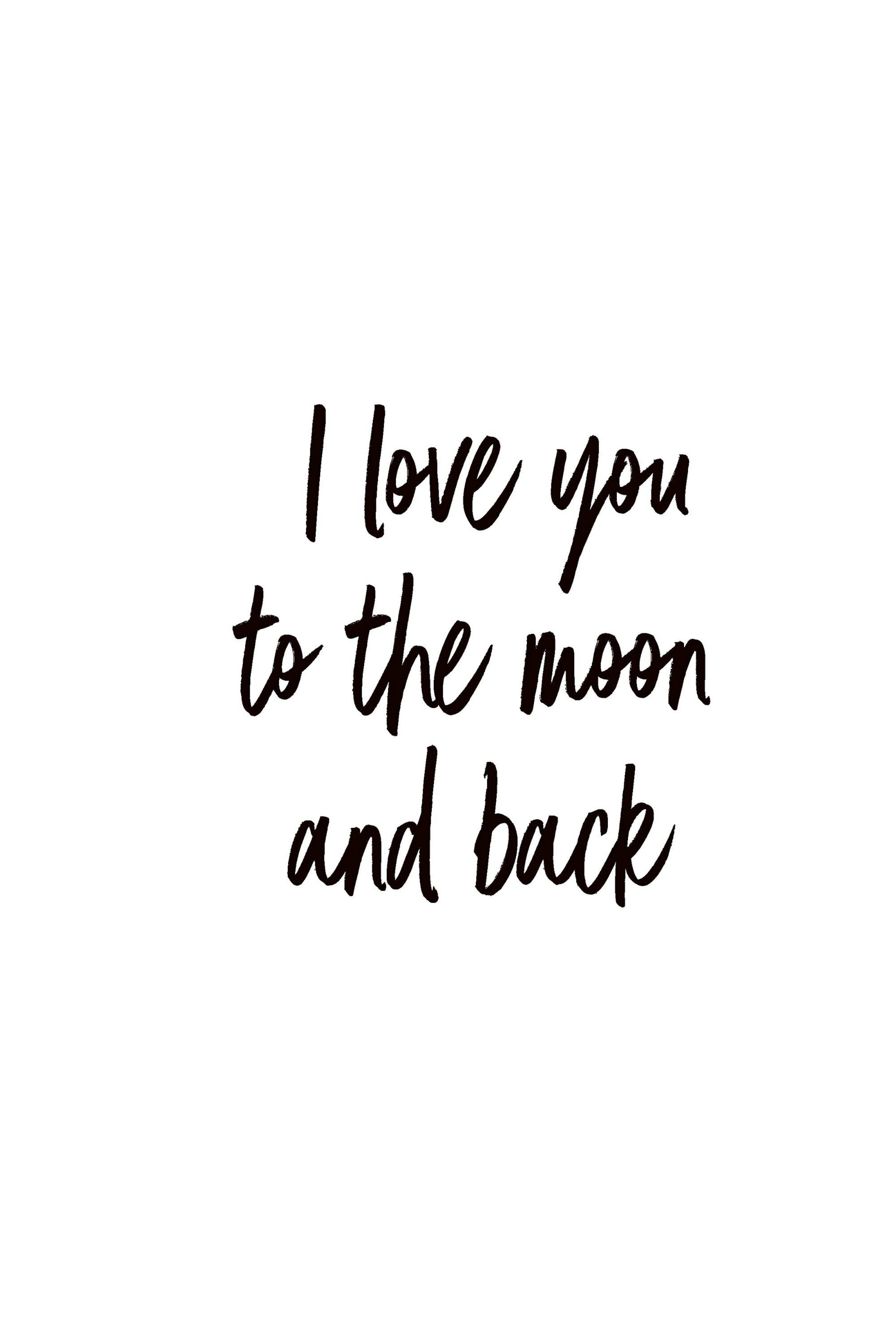 To The Moon And Back Plakat thumbnail