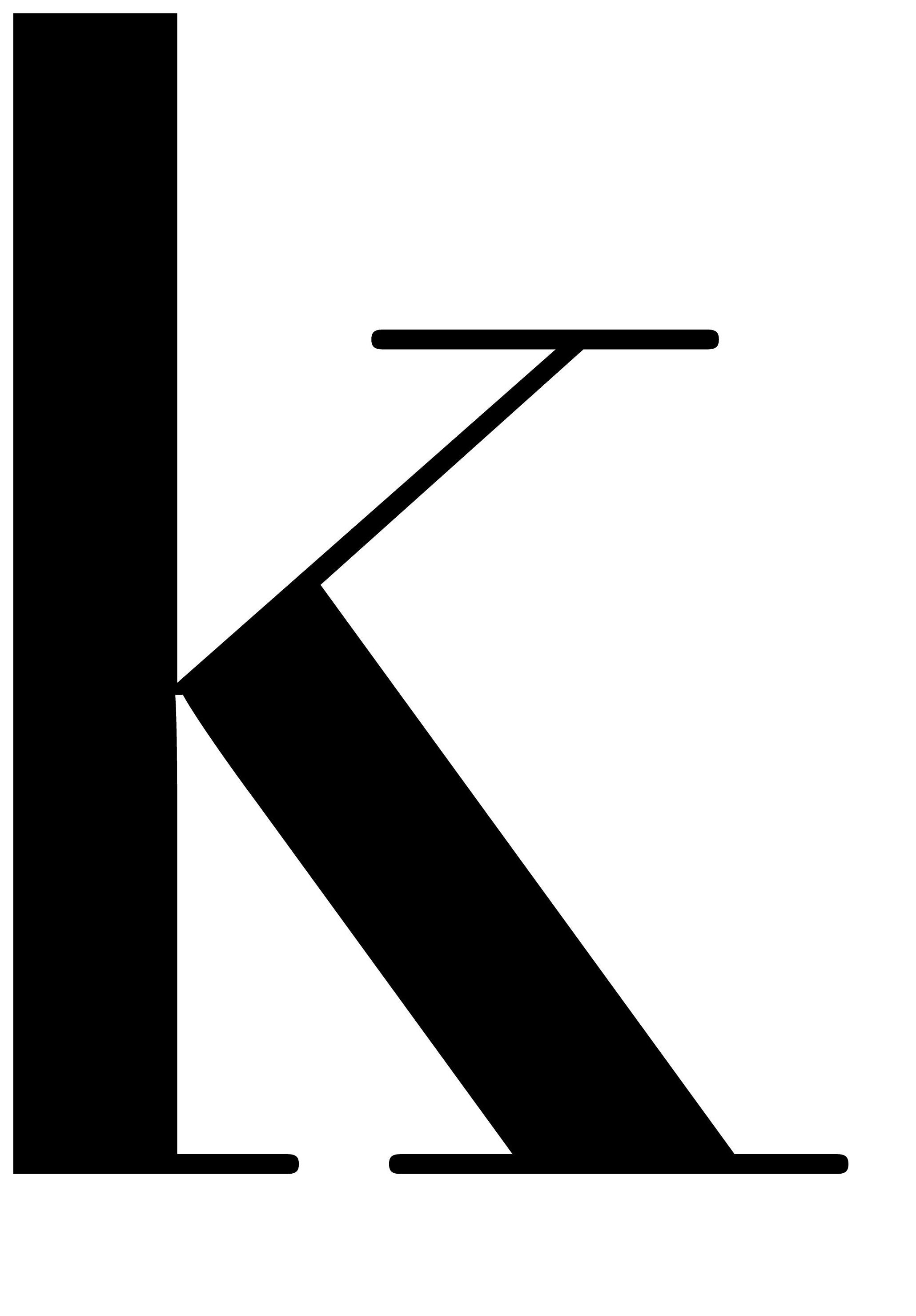 Lettre K Poster (30x40 cm) - Poster Store