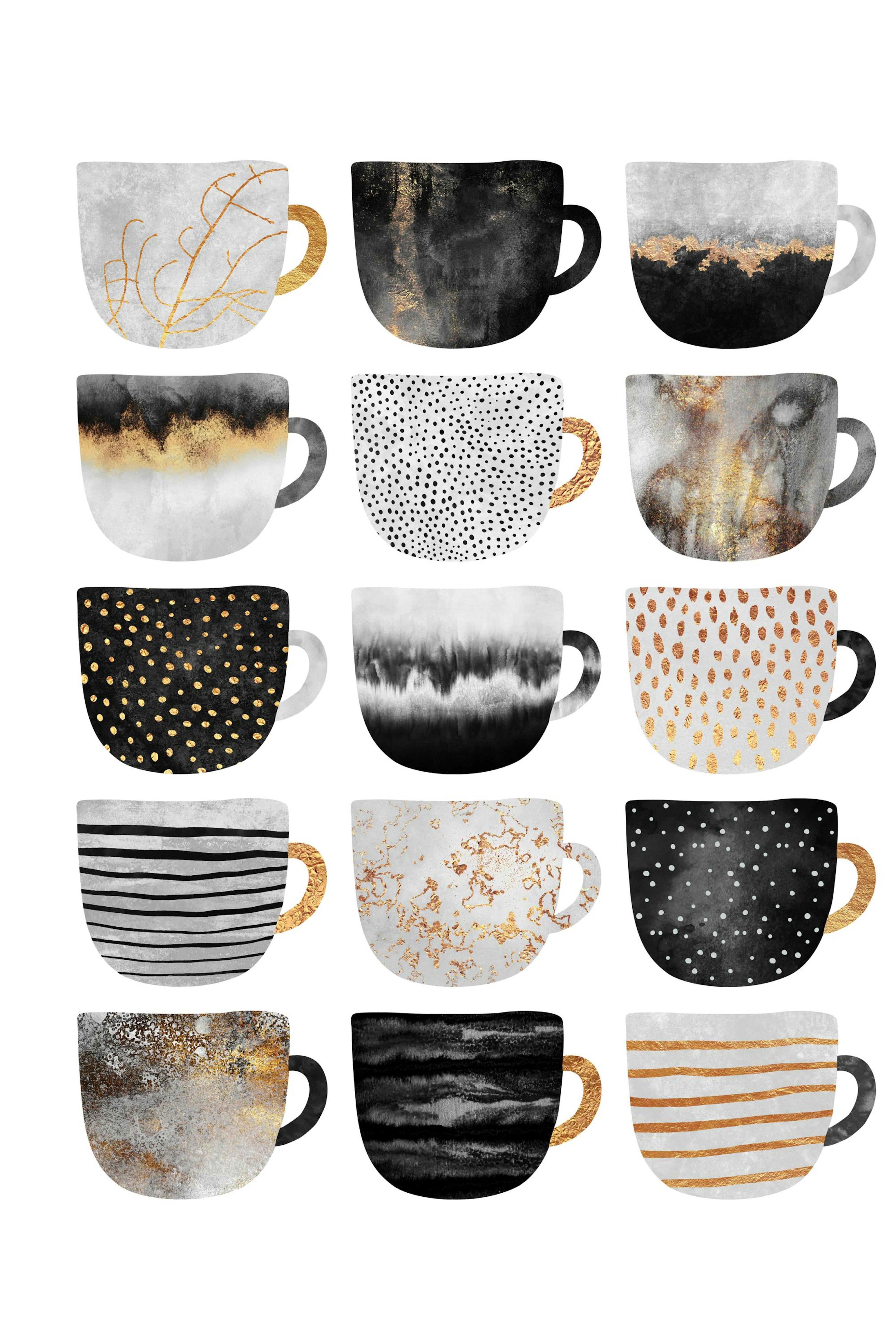 Elisabeth Fredriksson - Coffee Cups Poster thumbnail