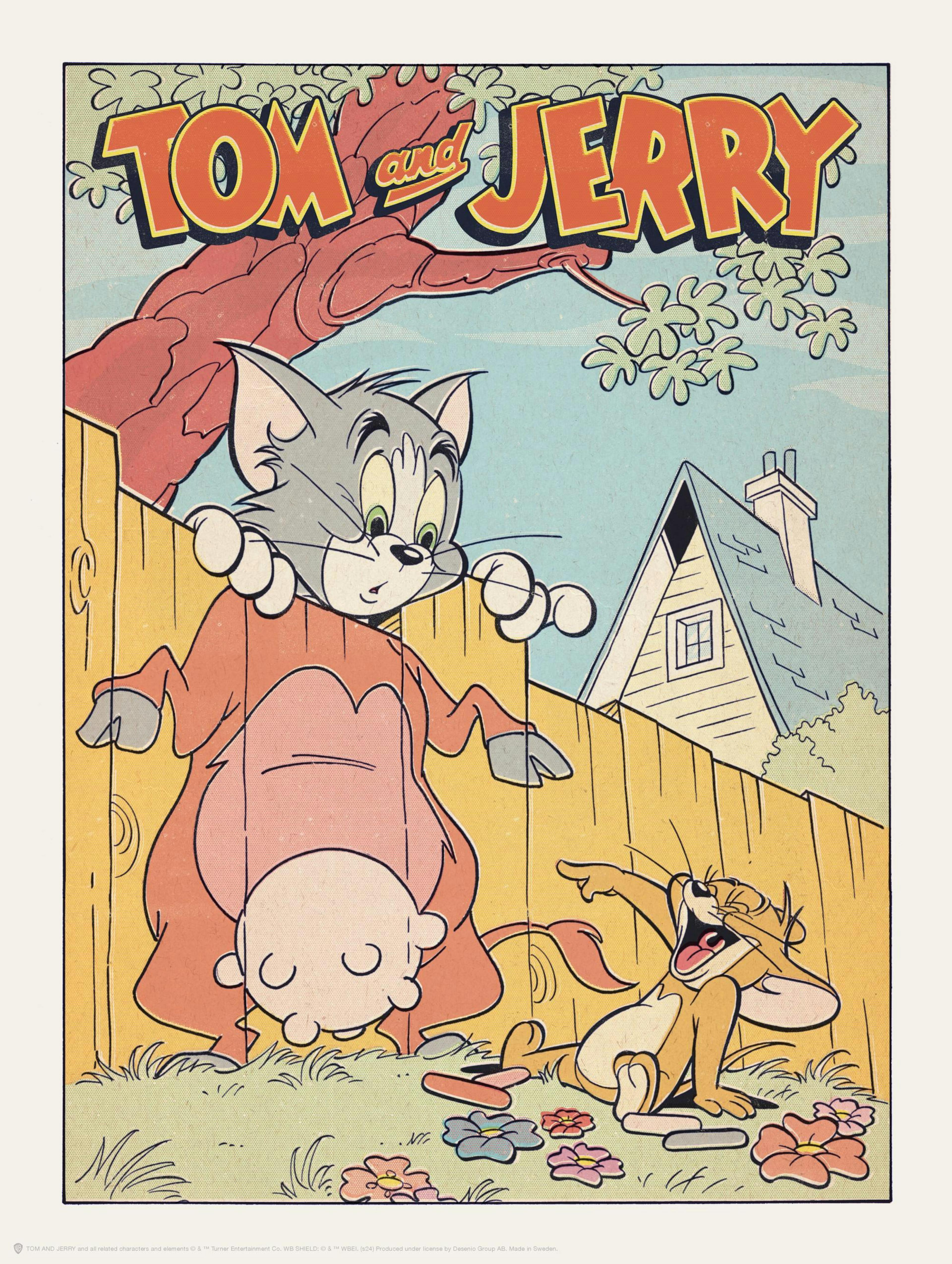 Tom & Jerry™ - Retro Cover Poster thumbnail