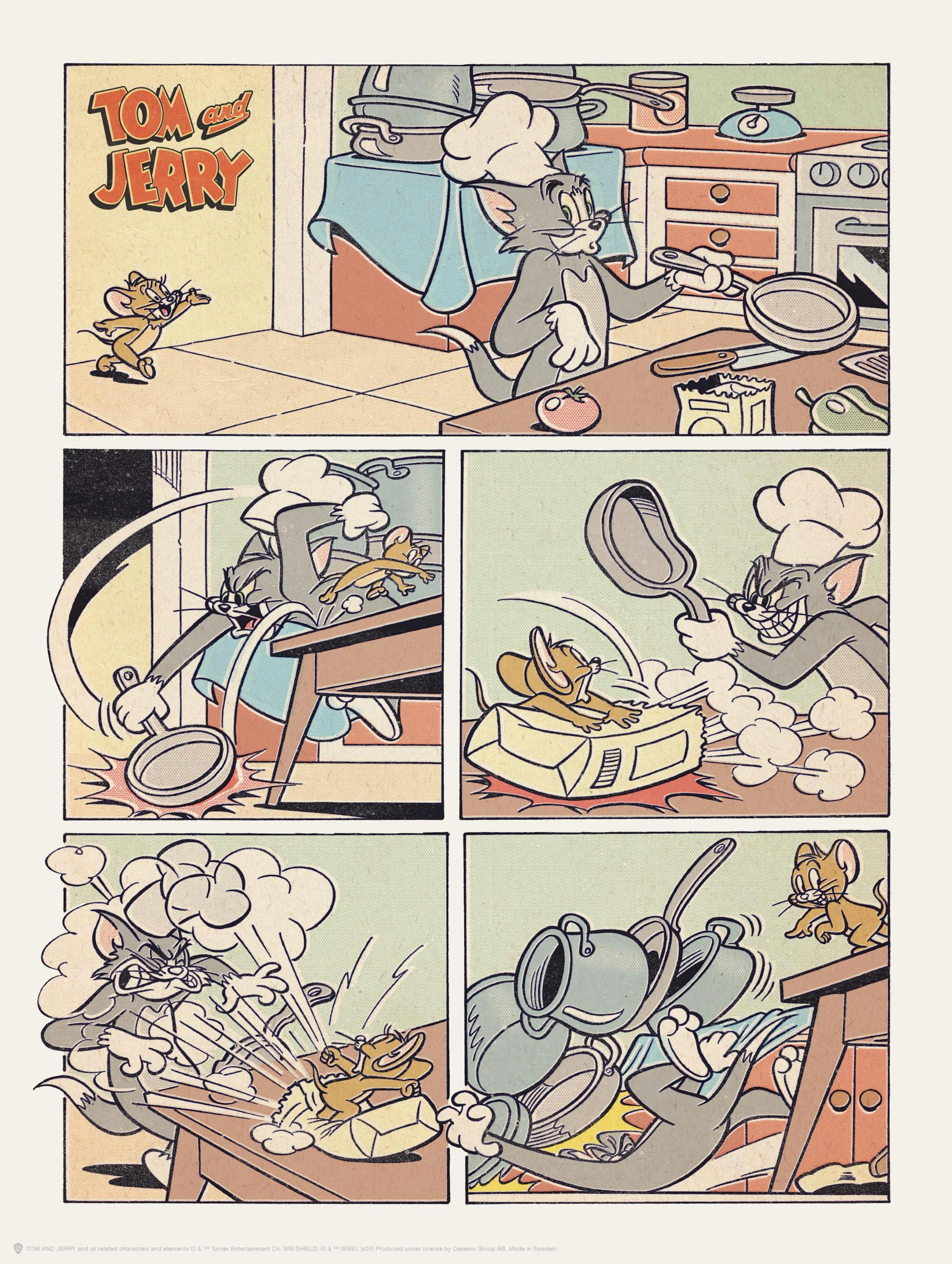Tom & Jerry™ - Retro Book Poster thumbnail