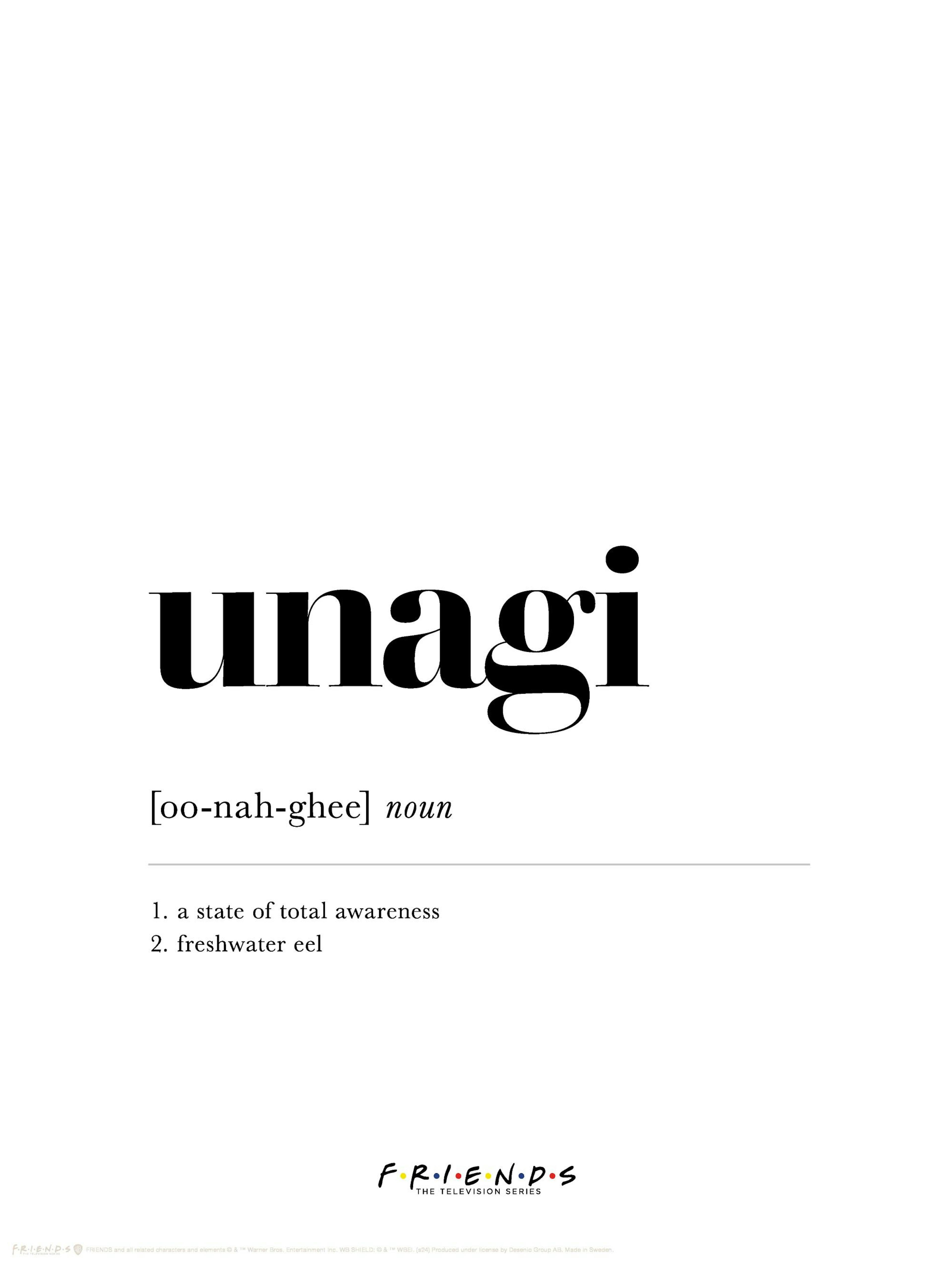 Friends™ - Unagi Definition Poster thumbnail